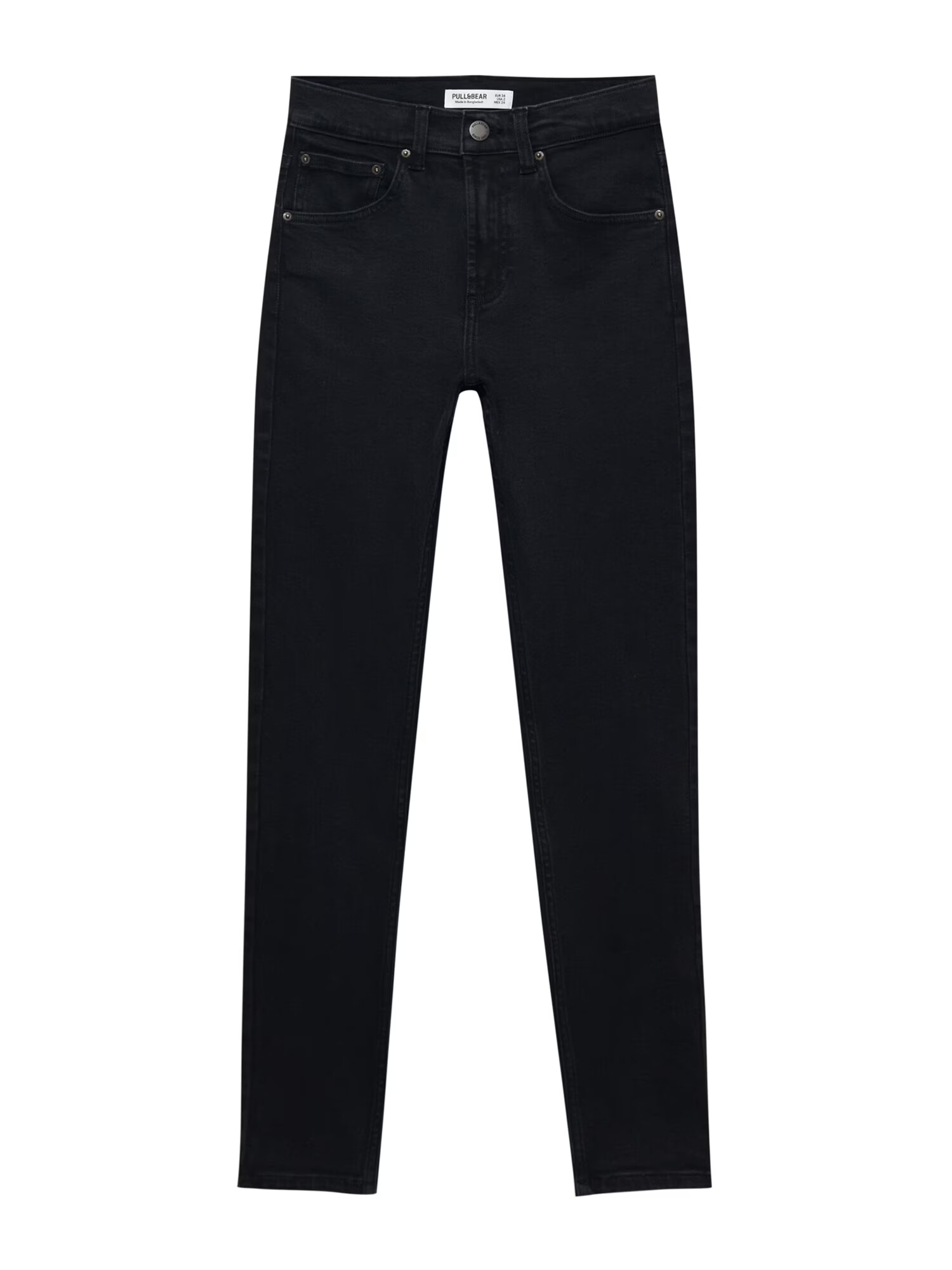 Pull&Bear Jeans negru denim - Pled.ro