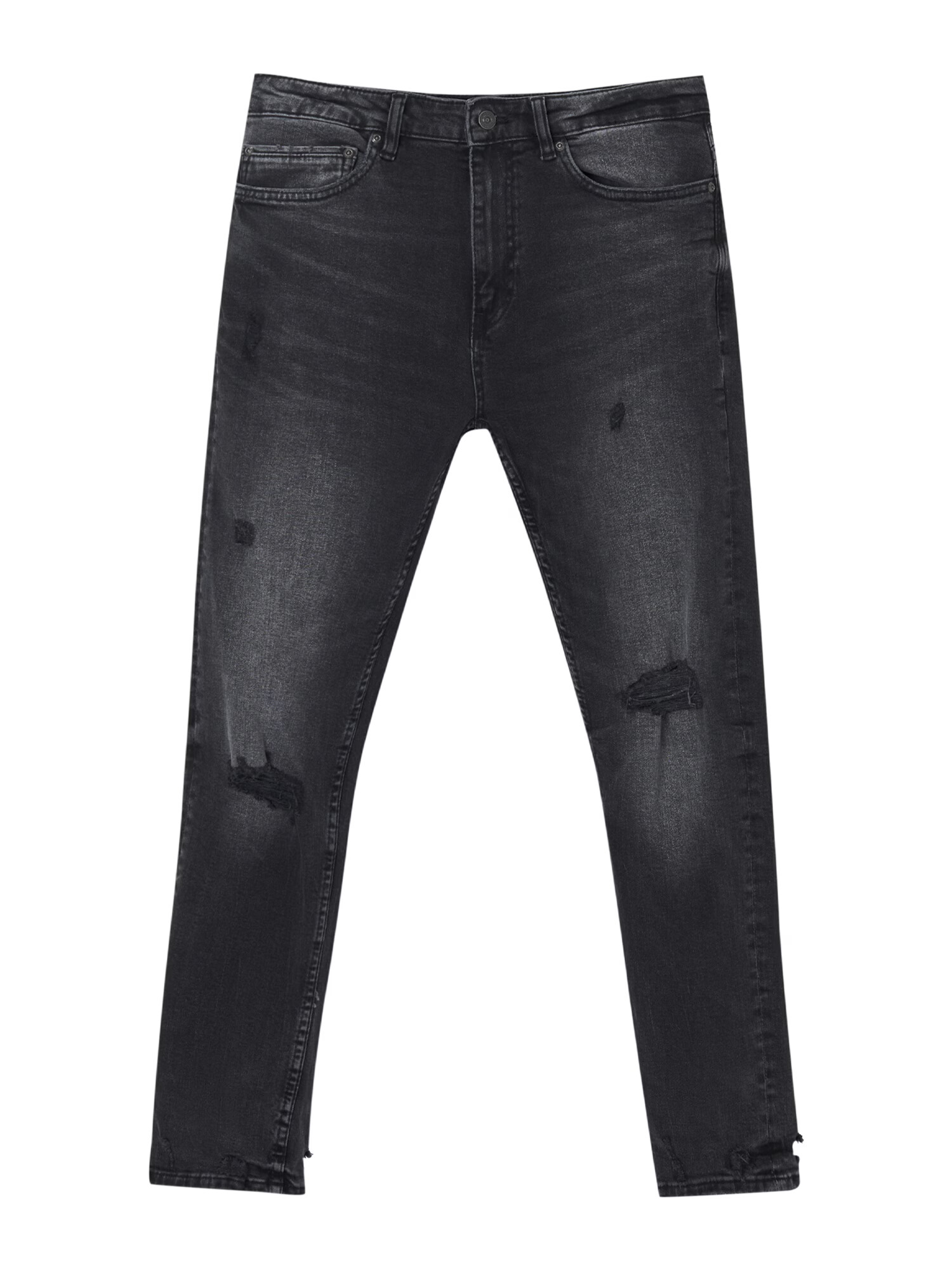 Pull&Bear Jeans negru denim - Pled.ro