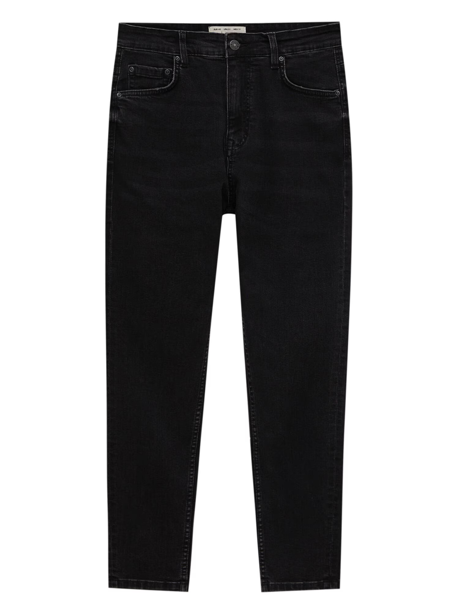 Pull&Bear Jeans negru denim - Pled.ro