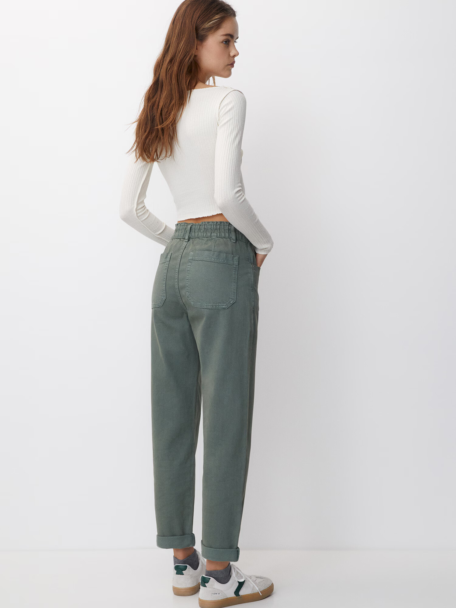 Pull&Bear Jeans verde - Pled.ro