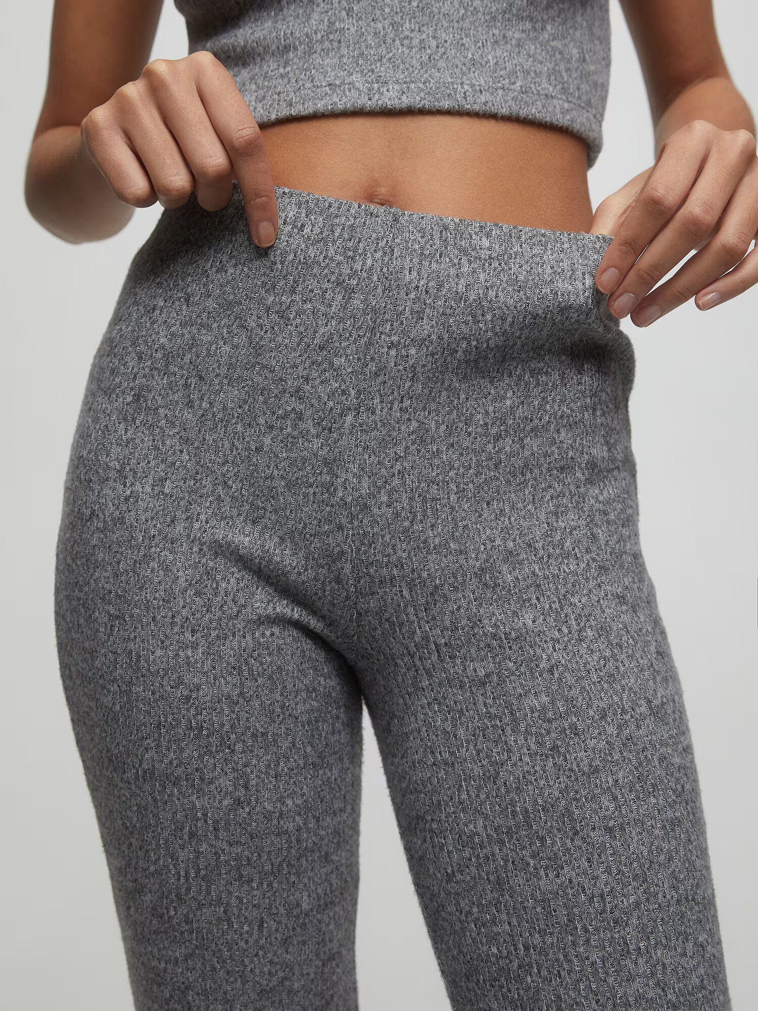 Pull&Bear Leggings gri - Pled.ro