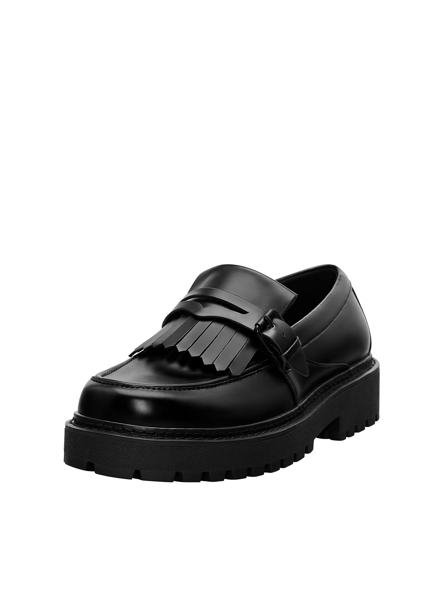 Pull&Bear Mocasini negru - Pled.ro