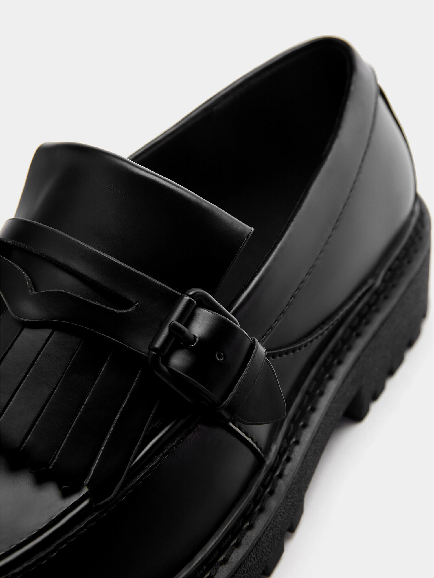 Pull&Bear Mocasini negru - Pled.ro