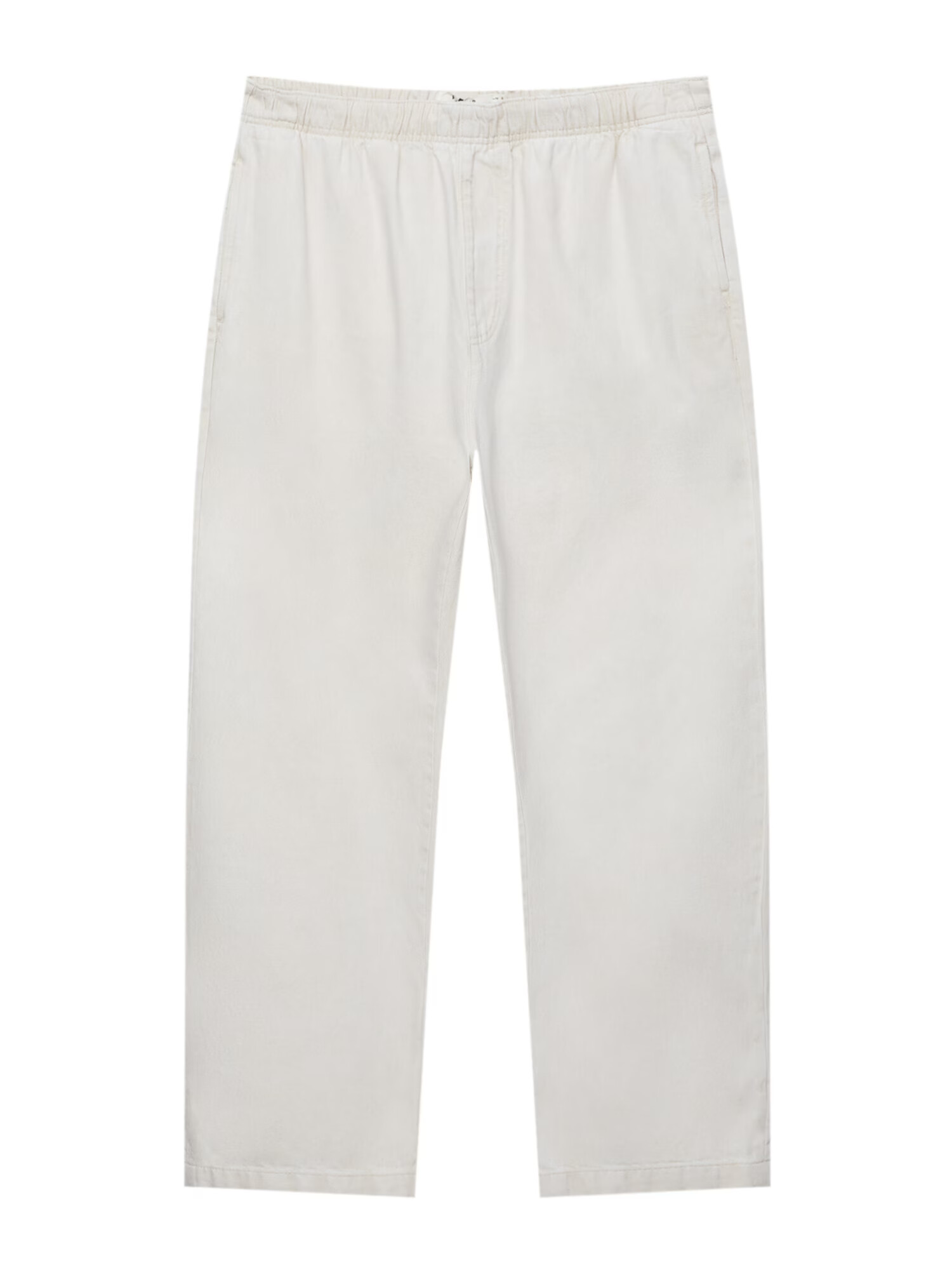 Pull&Bear Pantaloni alb - Pled.ro