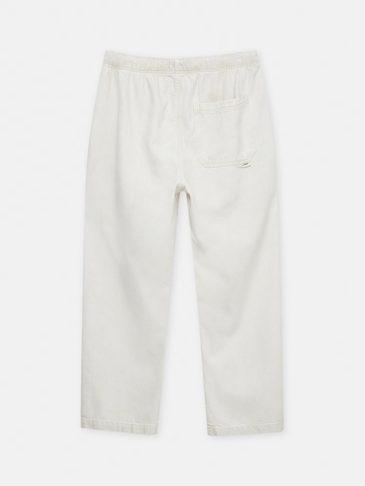 Pull&Bear Pantaloni alb - Pled.ro