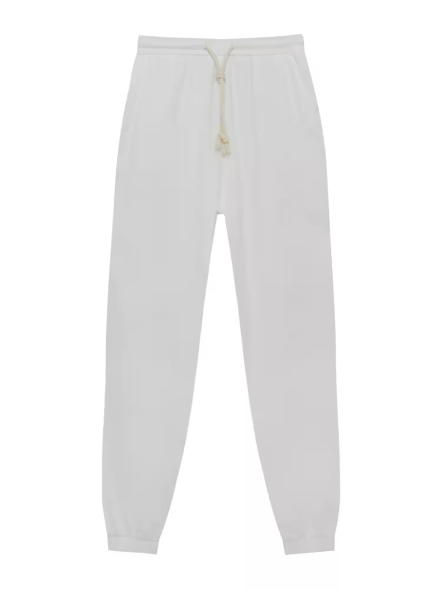 Pull&Bear Pantaloni alb murdar - Pled.ro