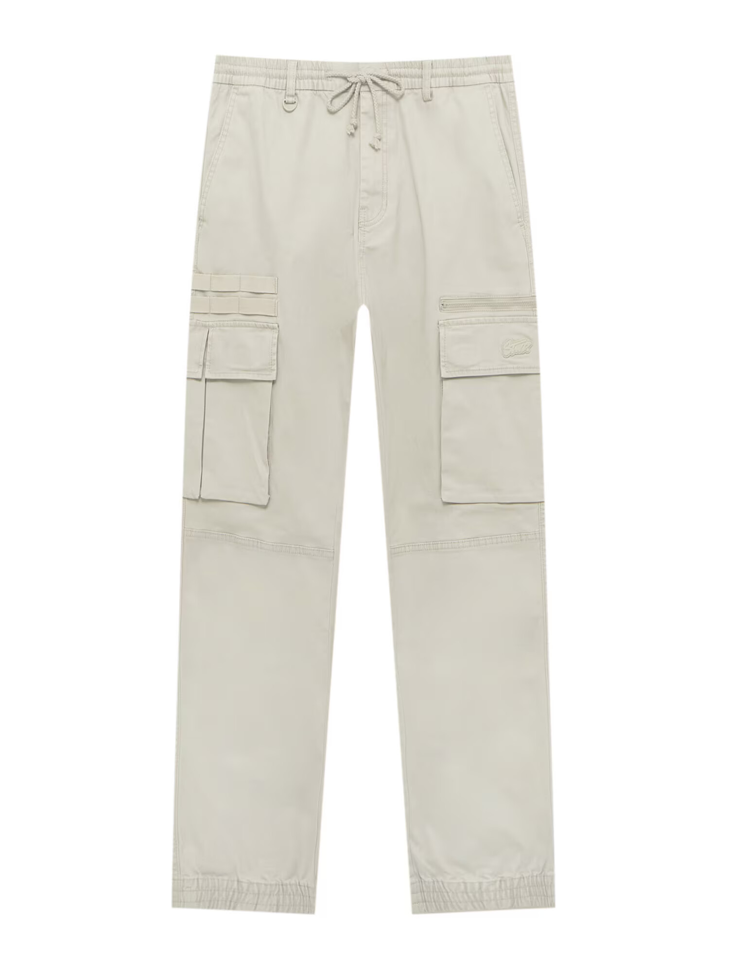 Pull&Bear Pantaloni cu buzunare grej - Pled.ro