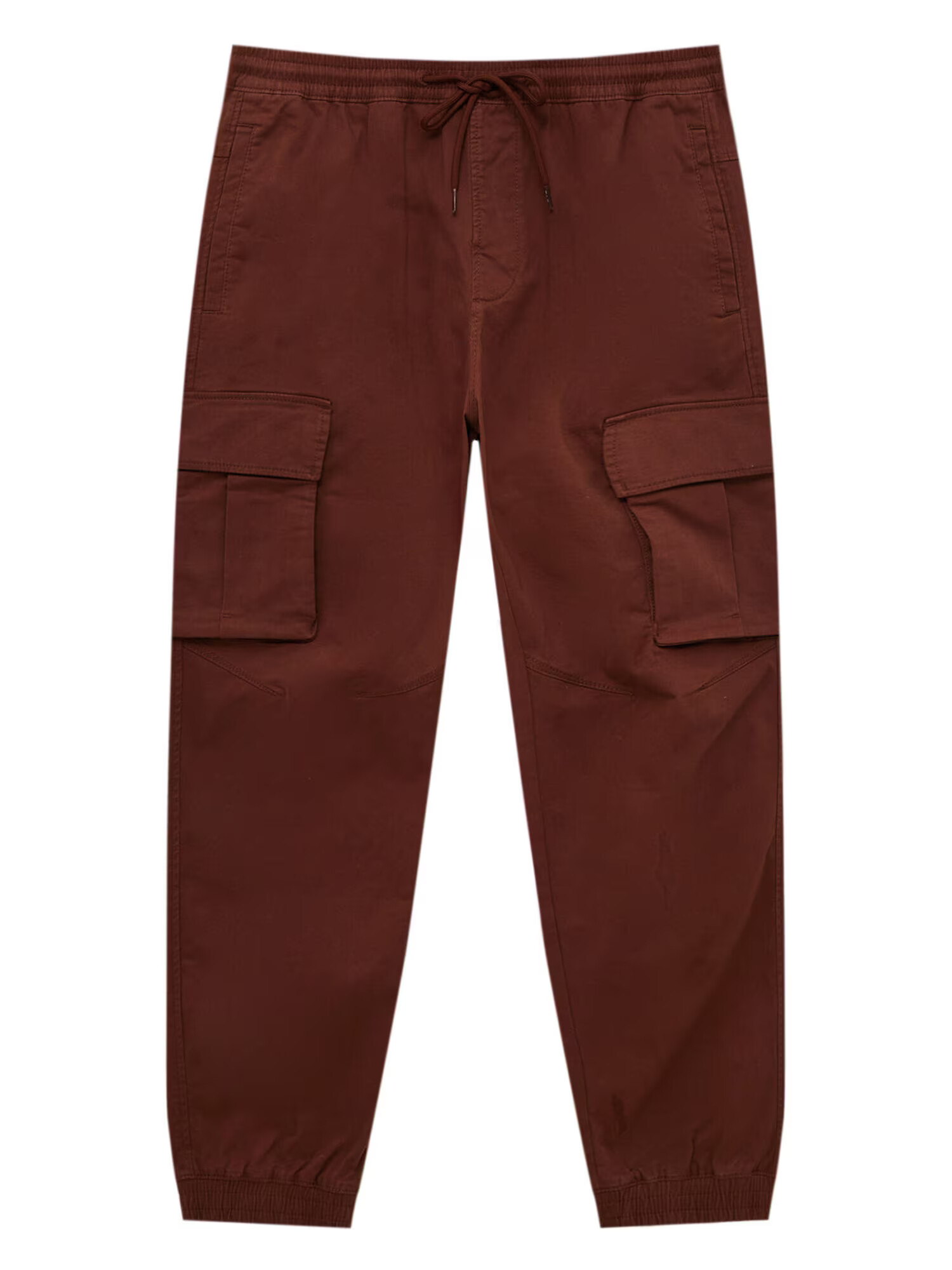 Pull&Bear Pantaloni cu buzunare maro închis - Pled.ro