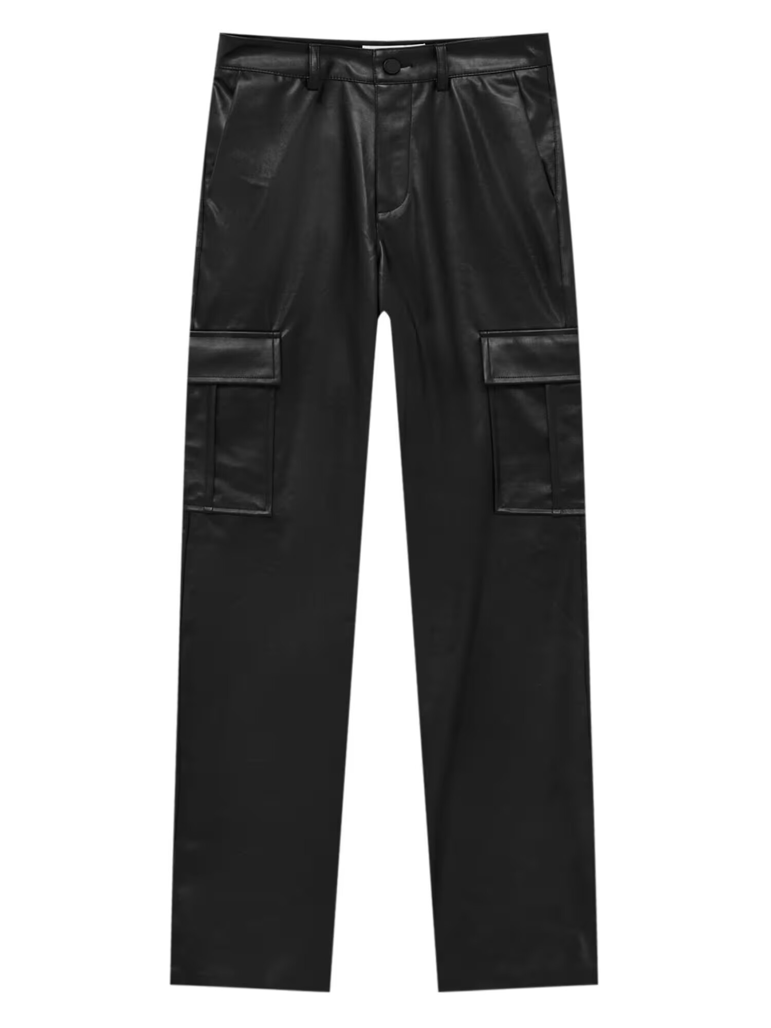 Pull&Bear Pantaloni cu buzunare negru - Pled.ro