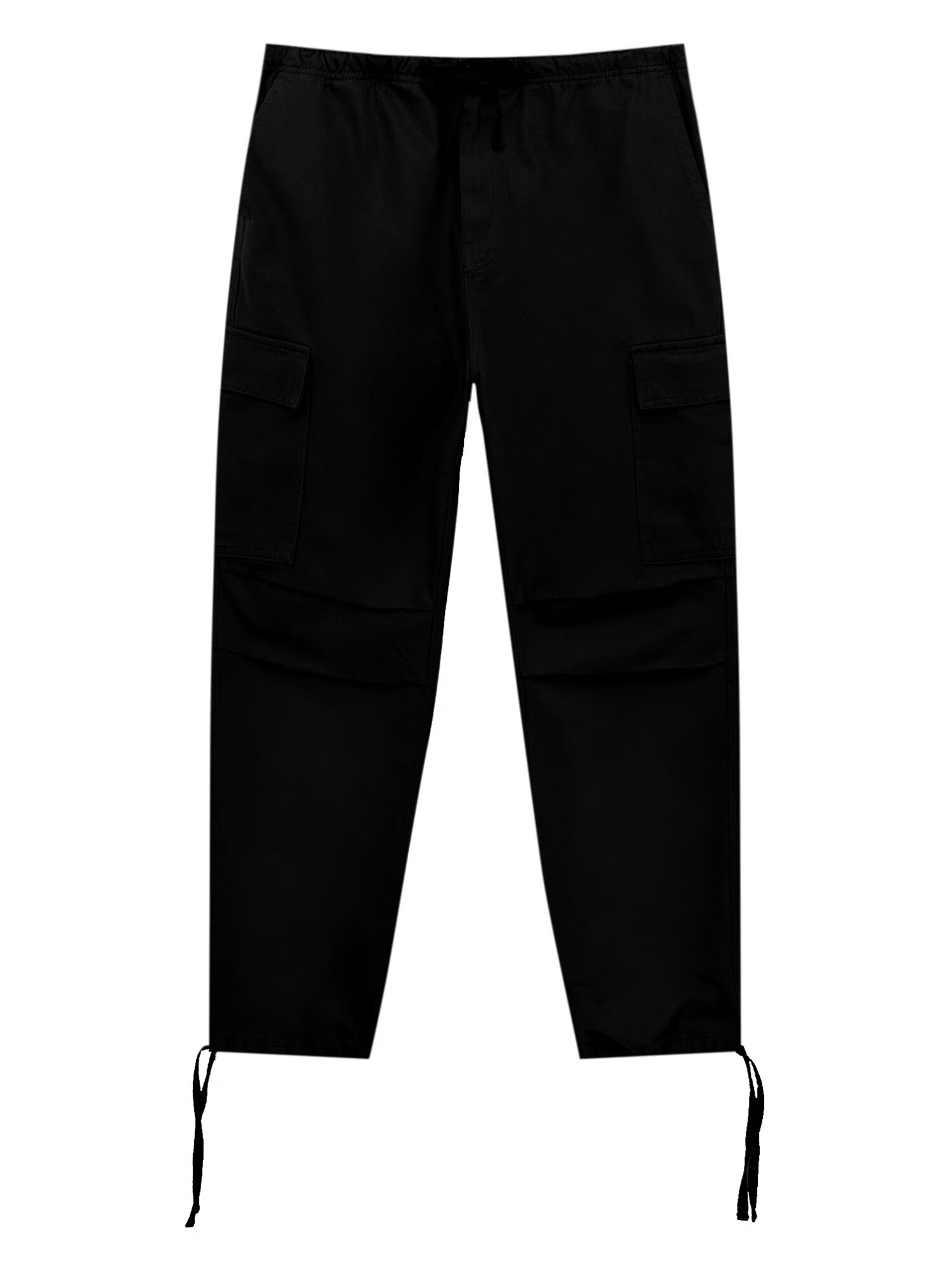 Pull&Bear Pantaloni cu buzunare negru - Pled.ro