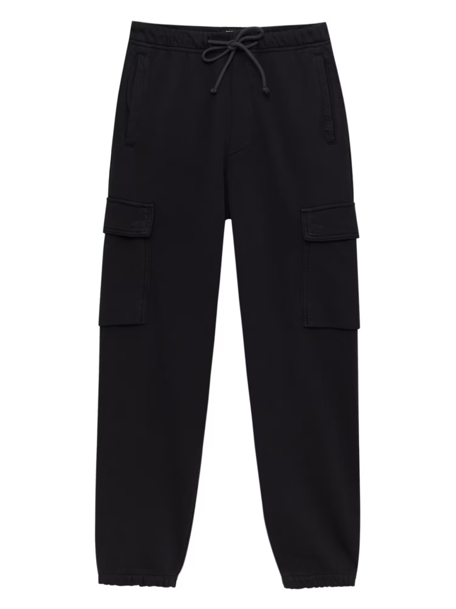 Pull&Bear Pantaloni cu buzunare negru - Pled.ro