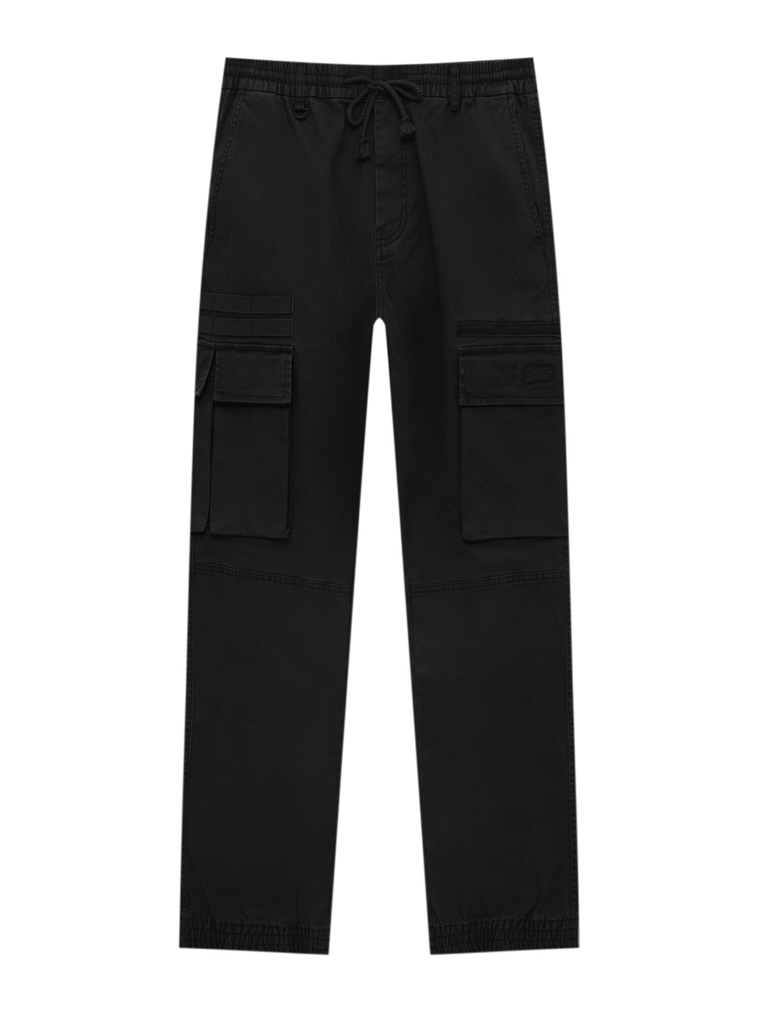 Pull&Bear Pantaloni cu buzunare negru - Pled.ro