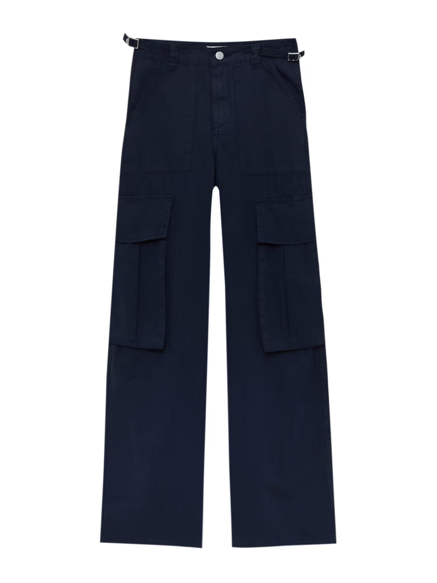 Pull&Bear Pantaloni eleganți bleumarin - Pled.ro