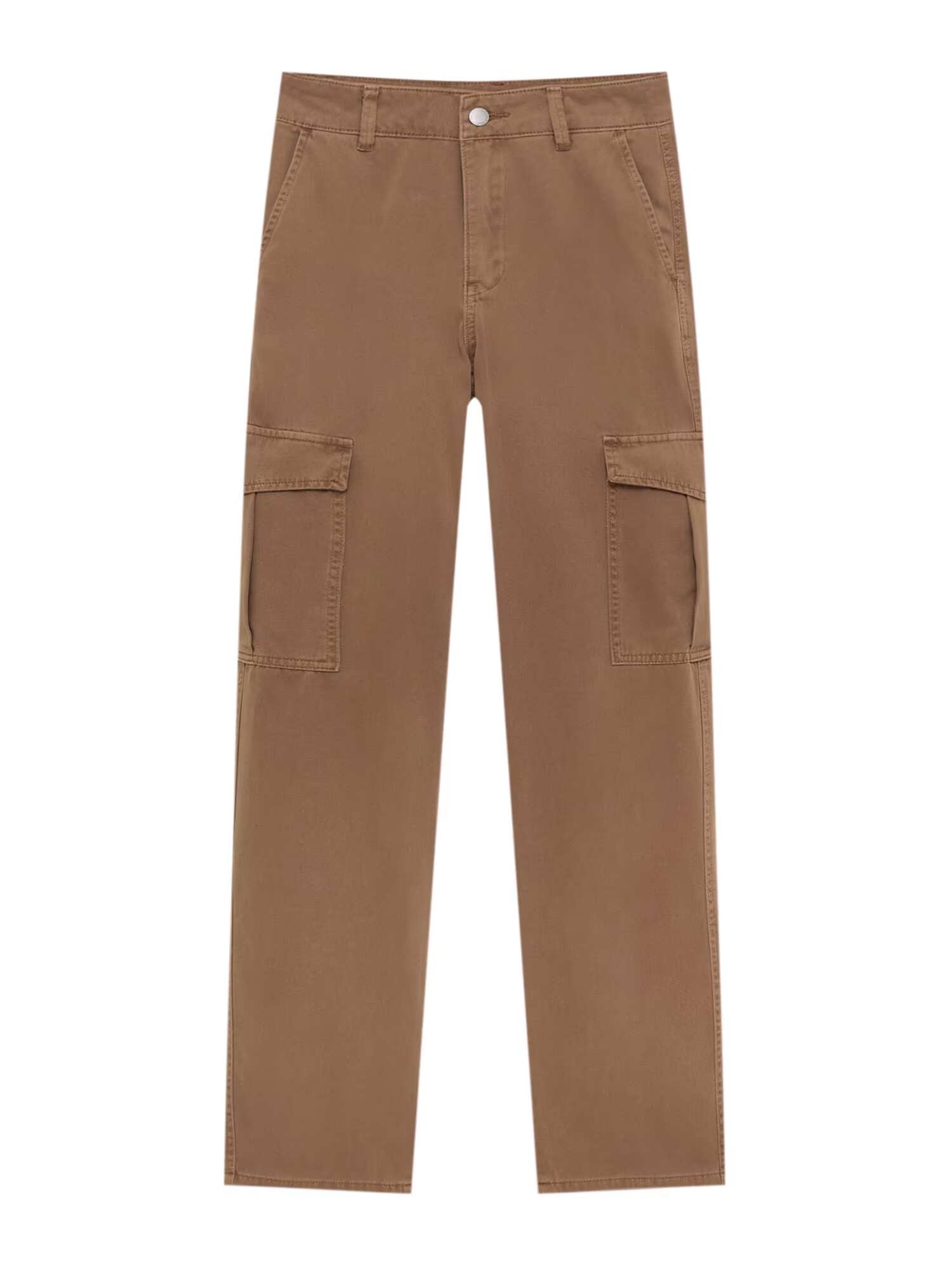 Pull&Bear Pantaloni eleganți maro - Pled.ro