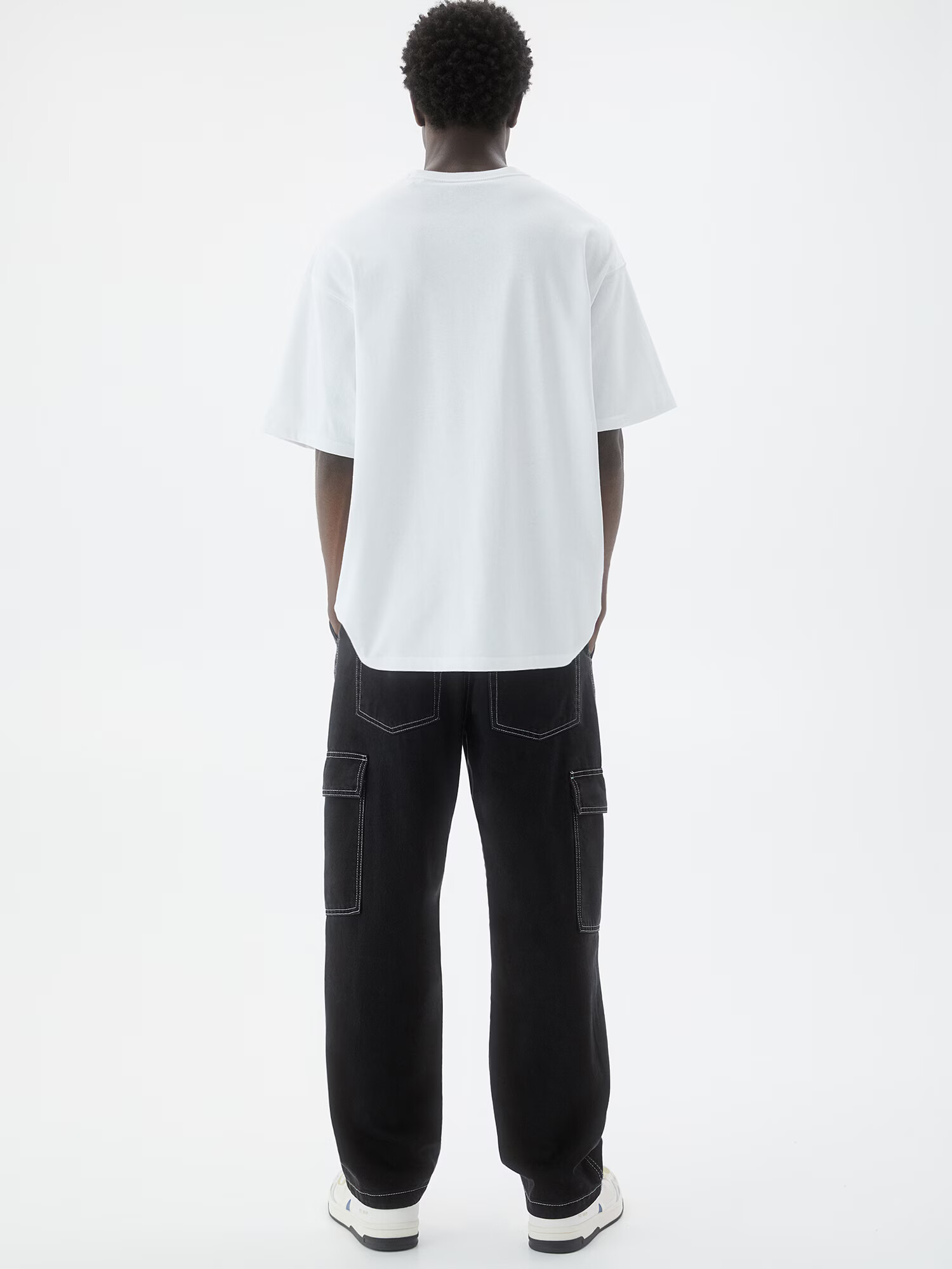 Pull&Bear Pantaloni eleganți negru - Pled.ro