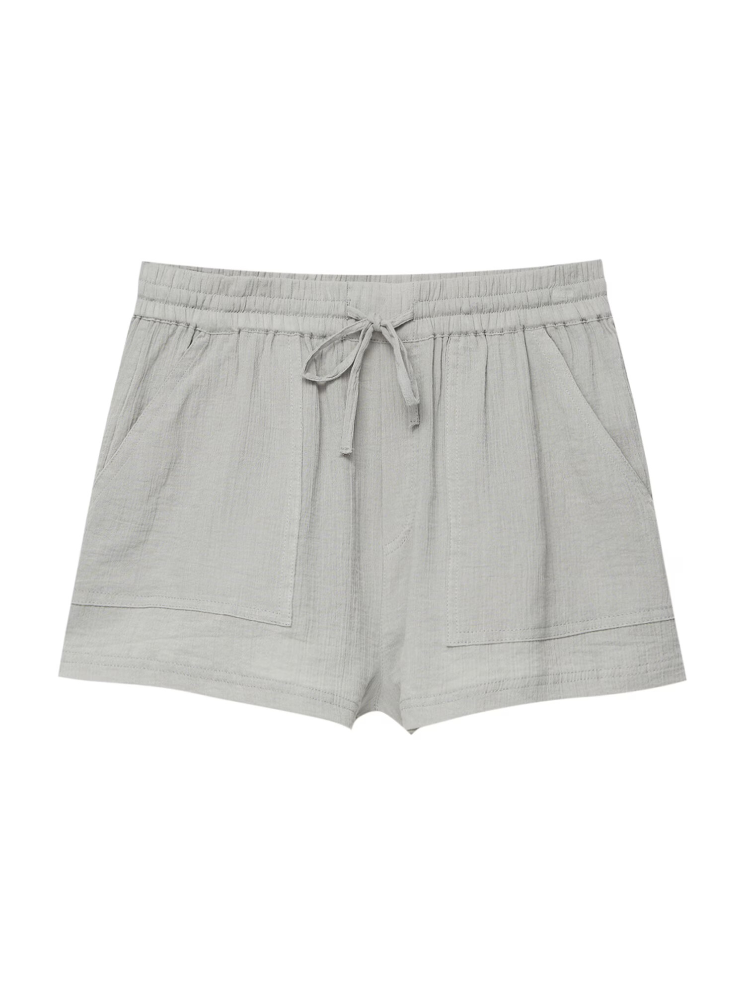 Pull&Bear Pantaloni gri - Pled.ro