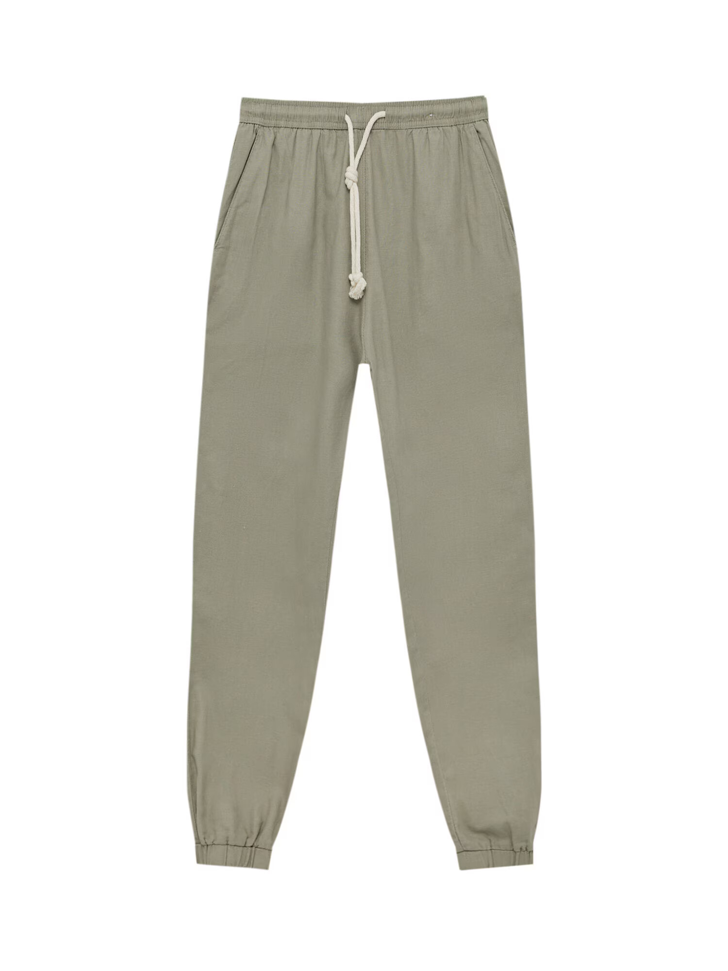 Pull&Bear Pantaloni gri - Pled.ro