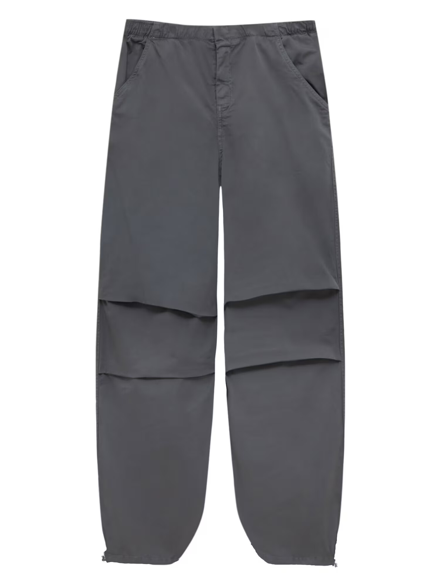 Pull&Bear Pantaloni gri bazalt - Pled.ro