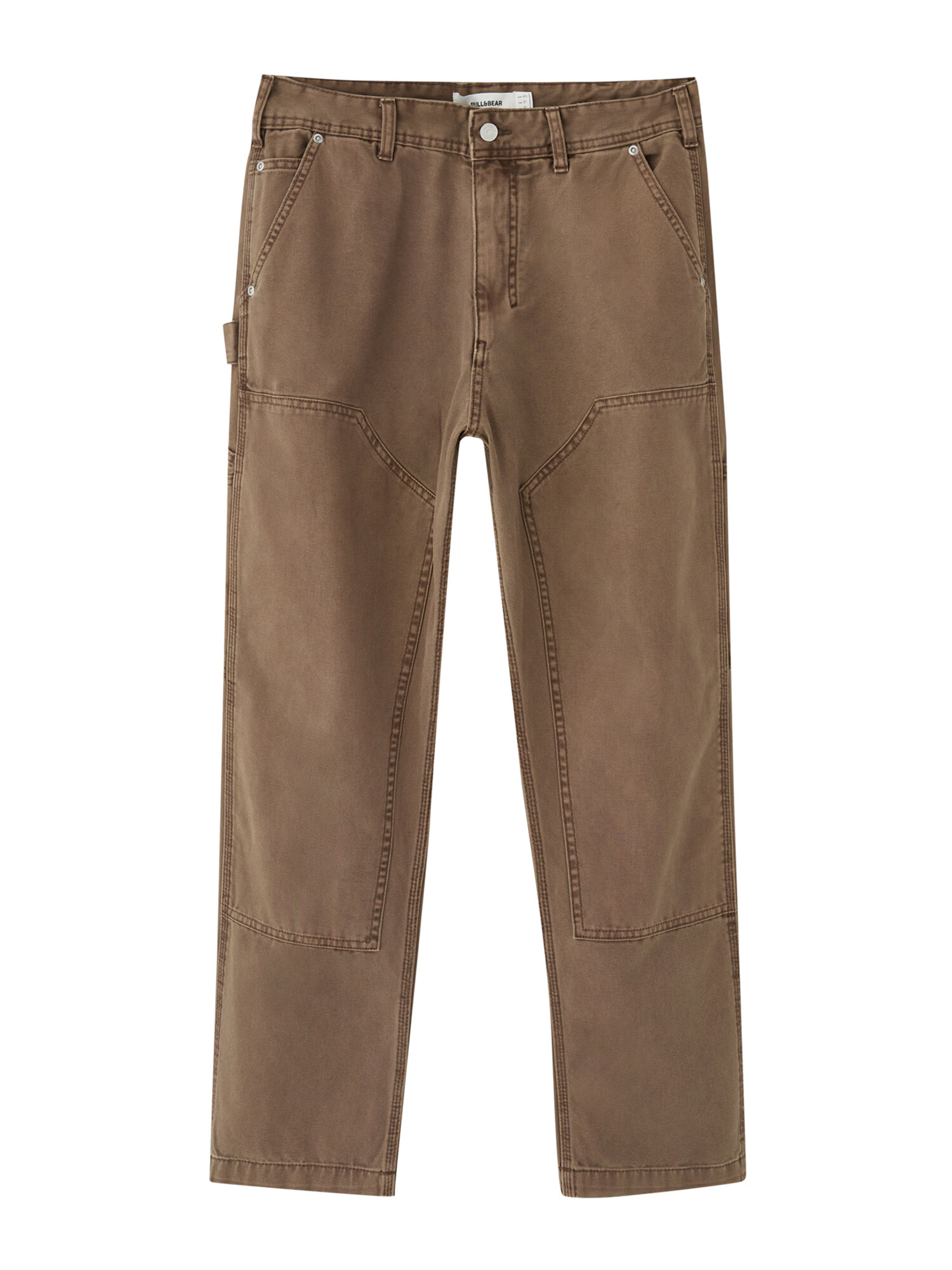 Pull&Bear Pantaloni maro - Pled.ro