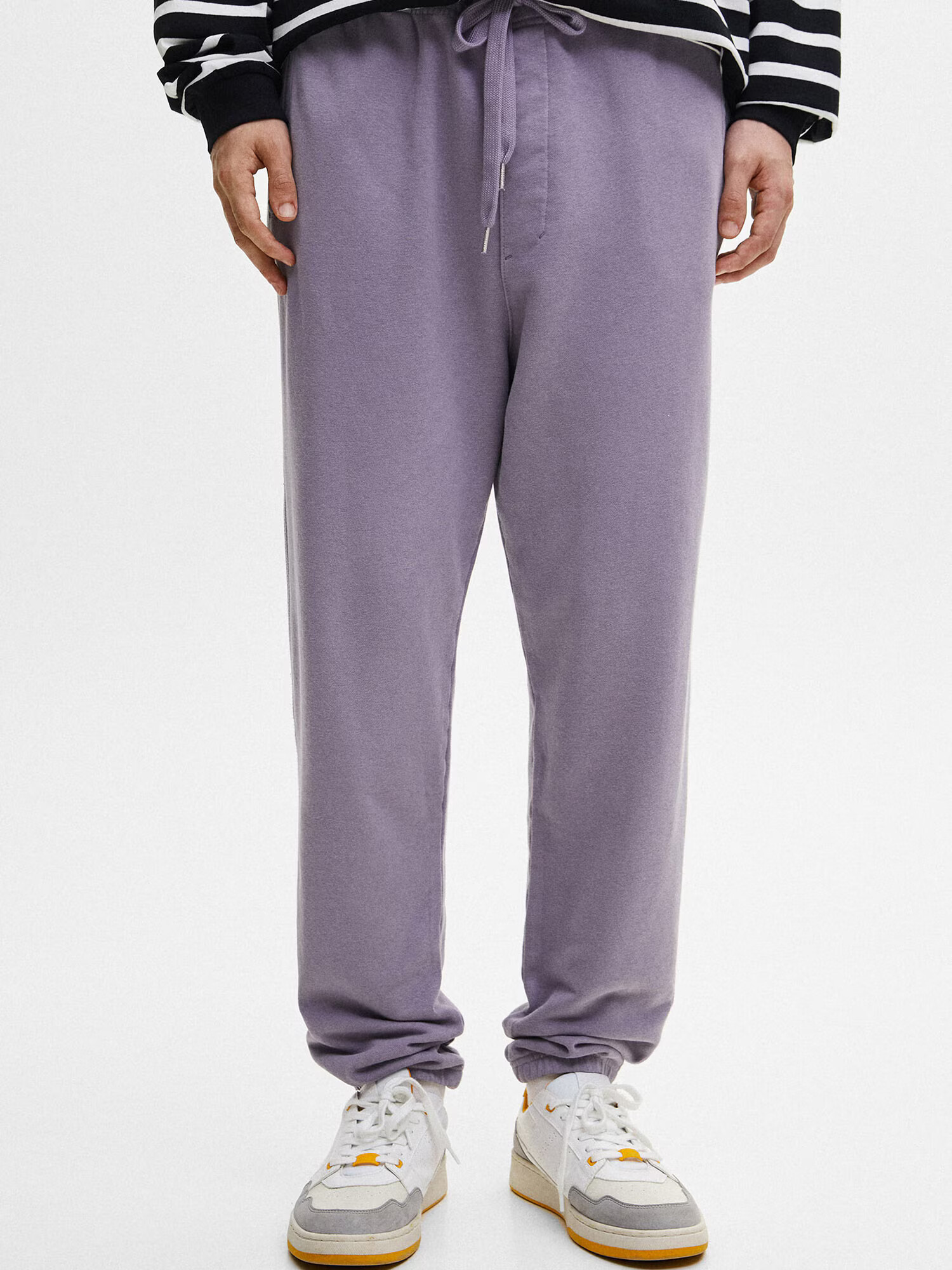 Pull&Bear Pantaloni lila - Pled.ro