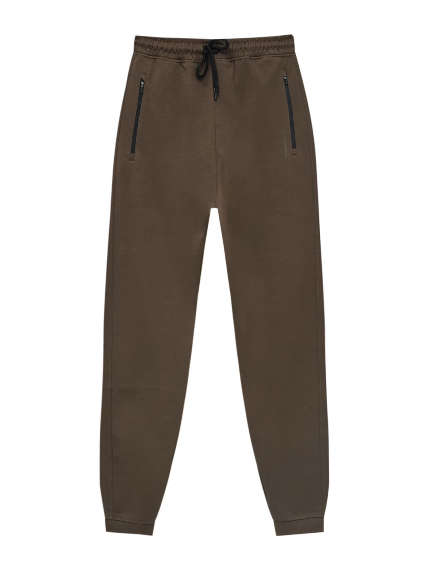 Pull&Bear Pantaloni maro mokka - Pled.ro