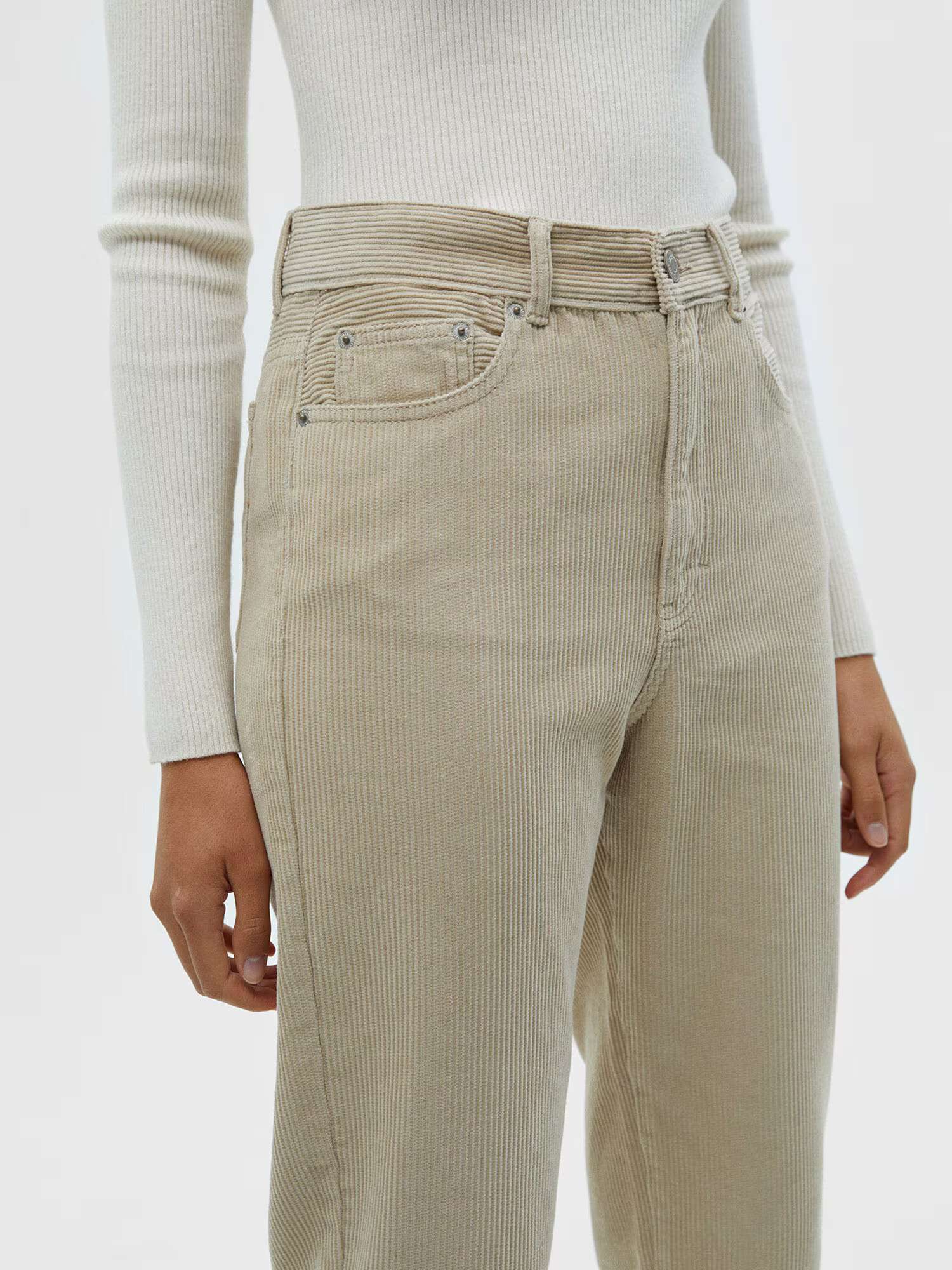 Pull&Bear Pantaloni nisipiu - Pled.ro