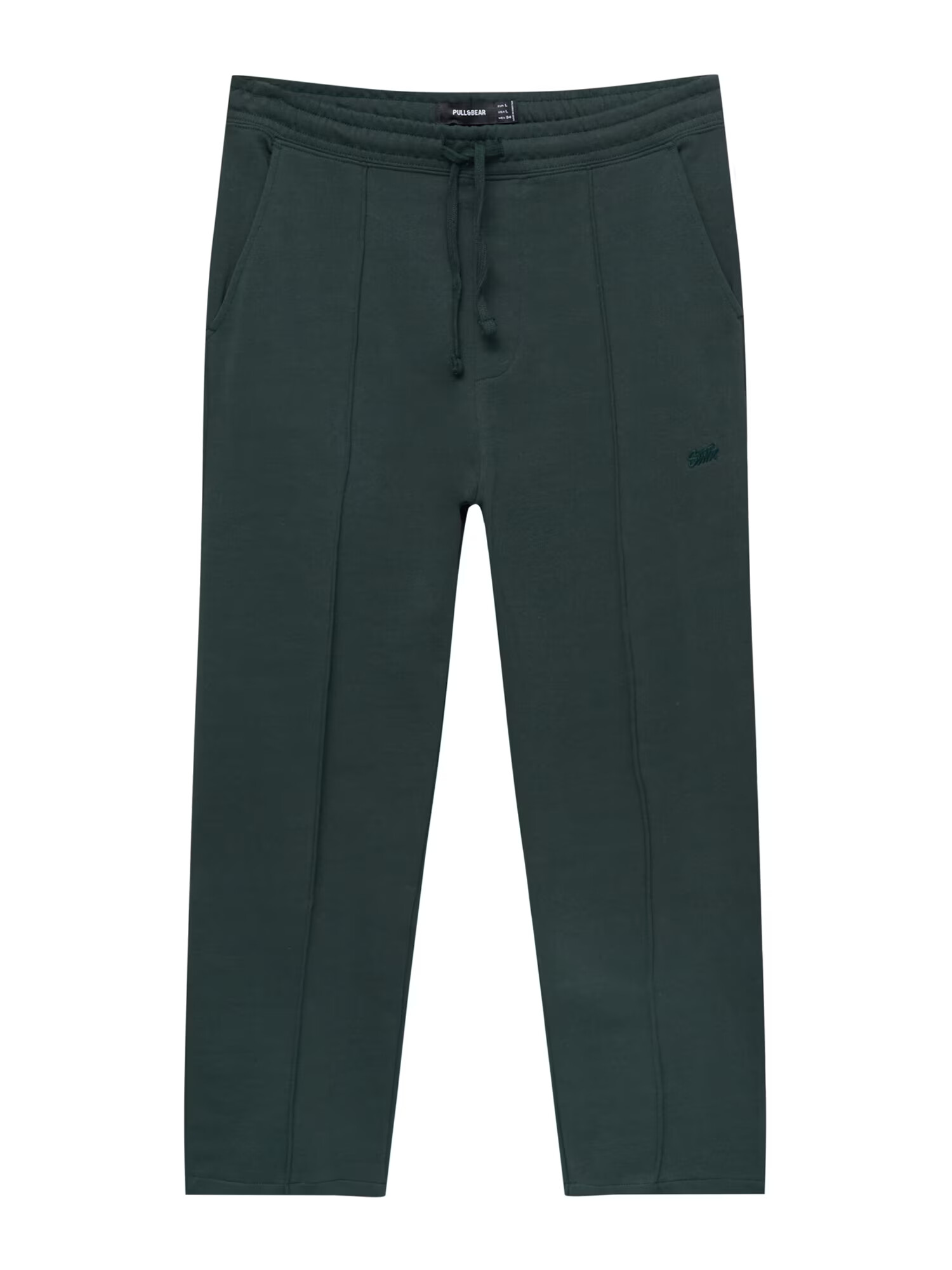 Pull&Bear Pantaloni verde pin - Pled.ro