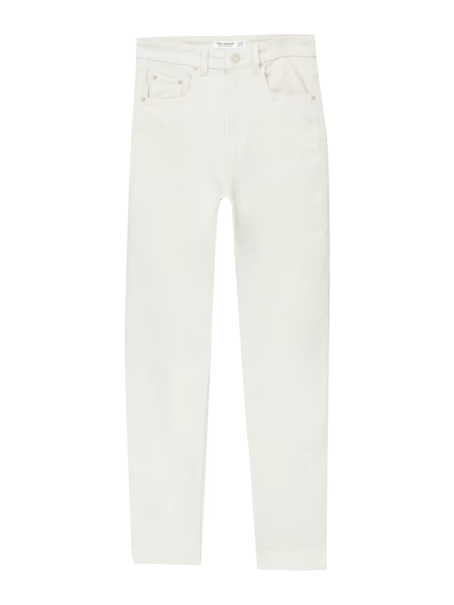 Pull&Bear Pantaloni ecru - Pled.ro