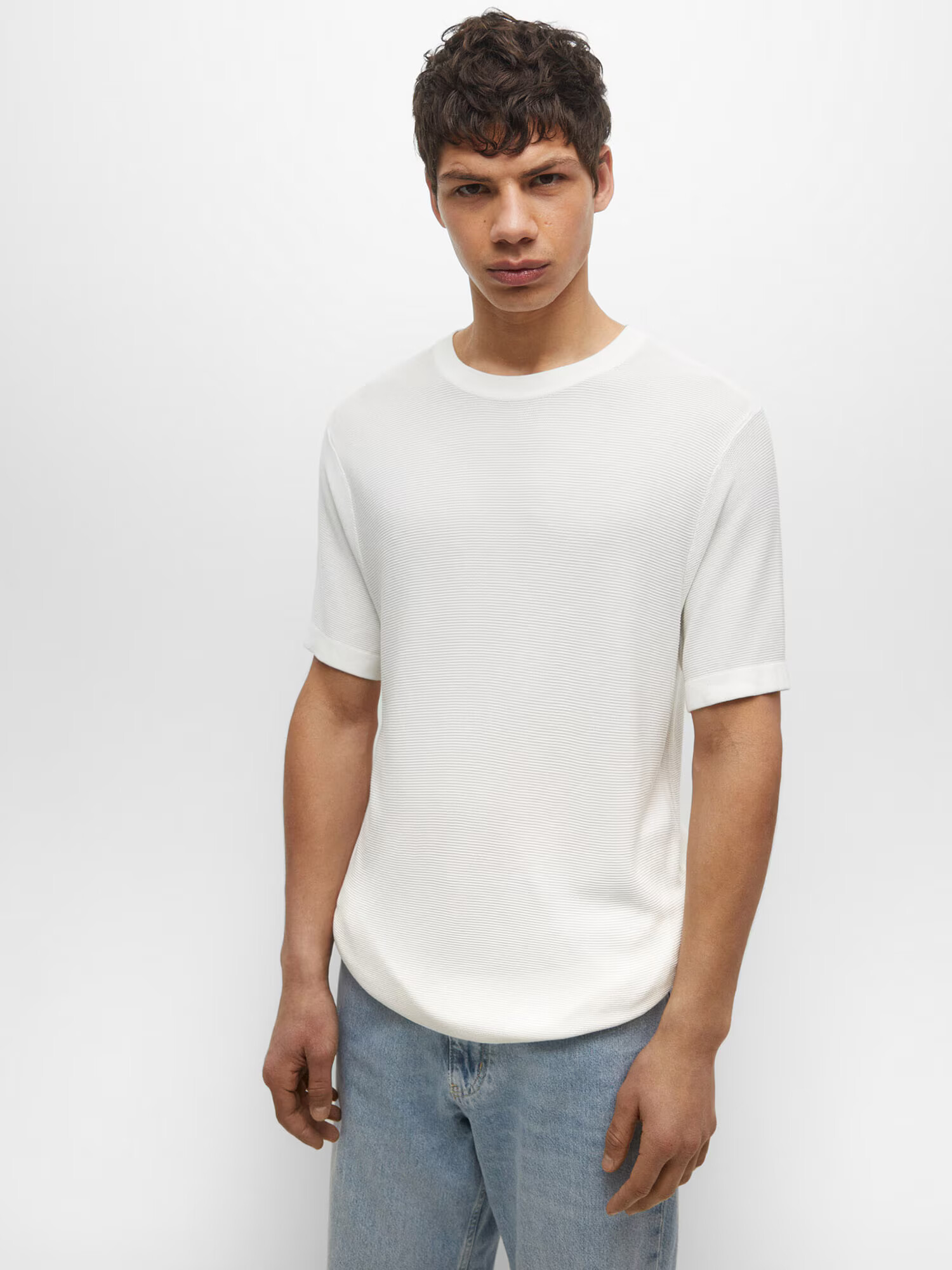 Pull&Bear Tricou alb - Pled.ro