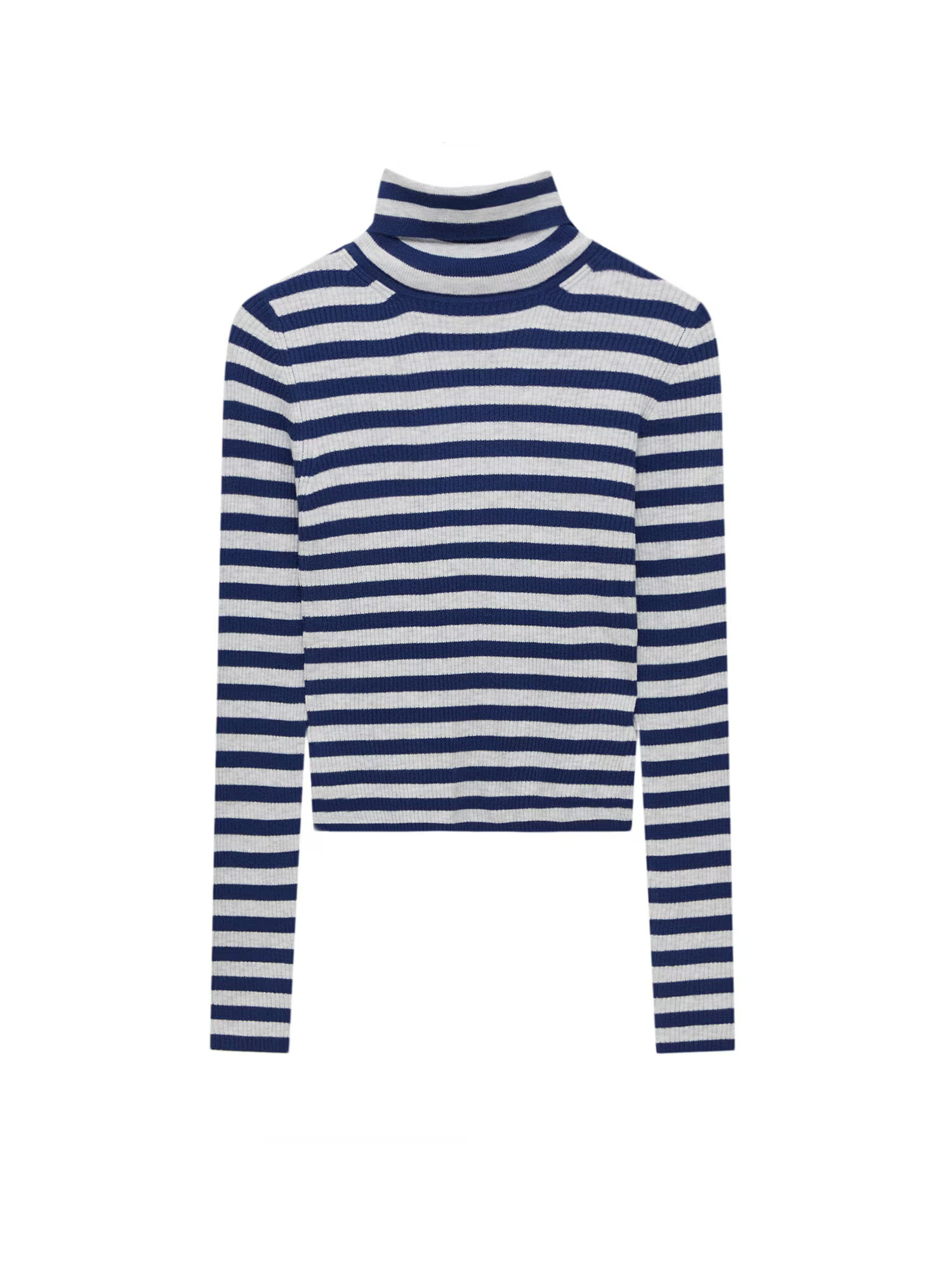 Pull&Bear Pulover albastru / gri deschis - Pled.ro