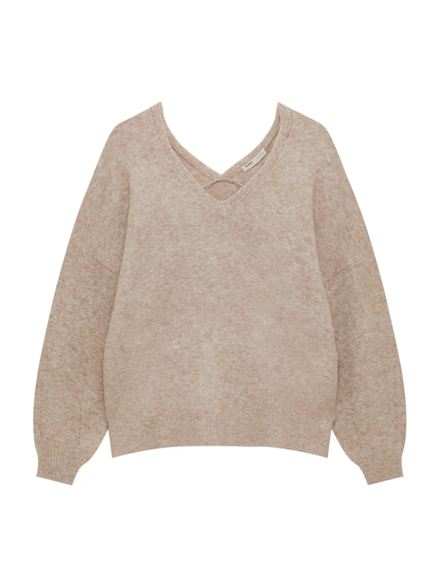 Pull&Bear Pulover bej - Pled.ro