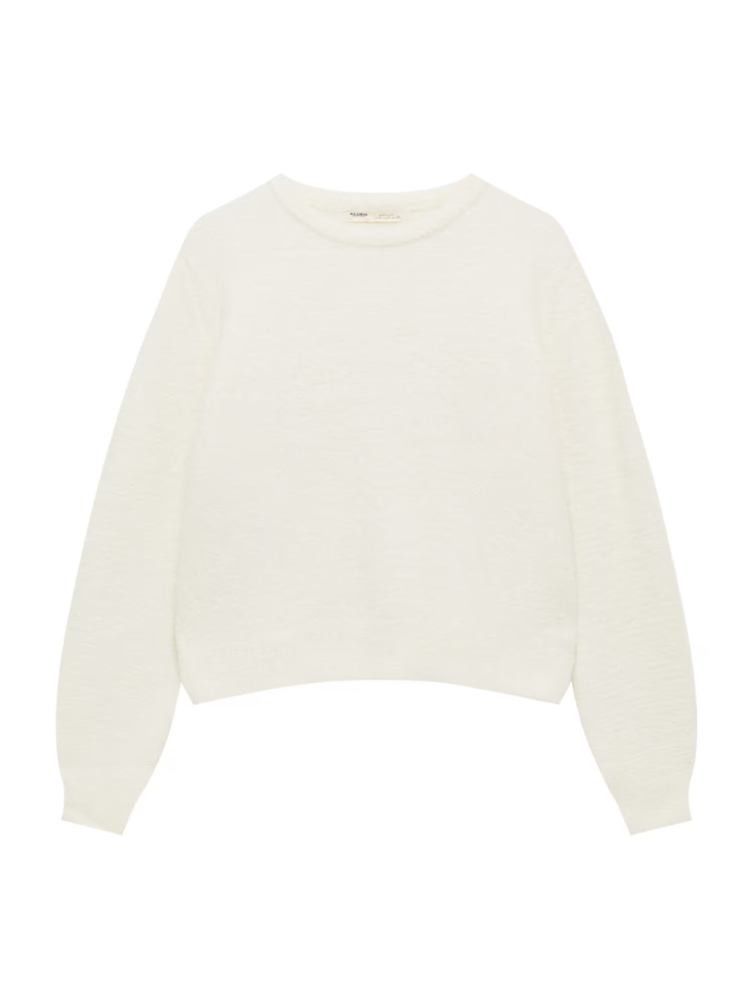 Pull&Bear Pulover ecru - Pled.ro