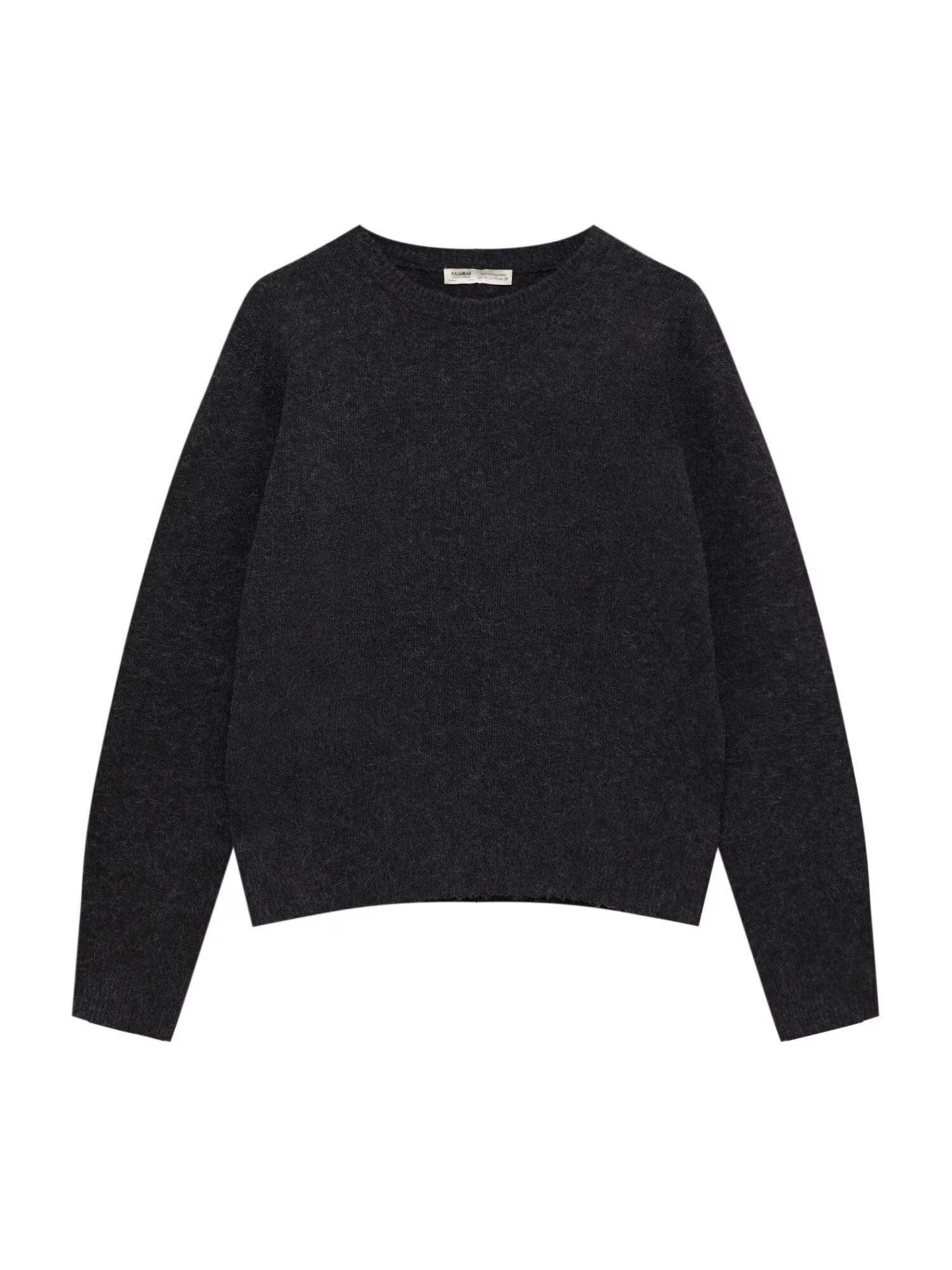 Pull&Bear Pulover gri metalic - Pled.ro