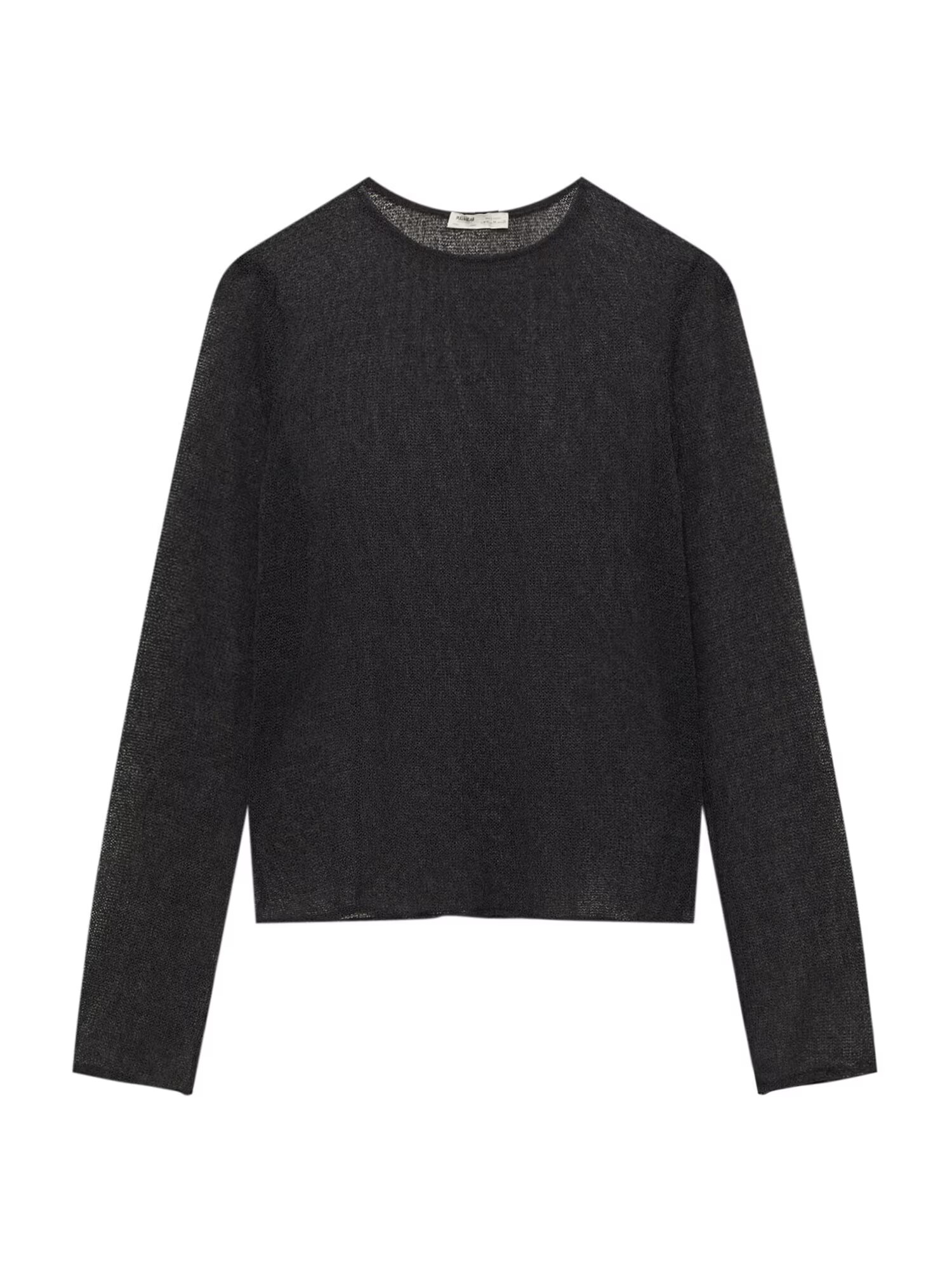 Pull&Bear Pulover gri metalic - Pled.ro