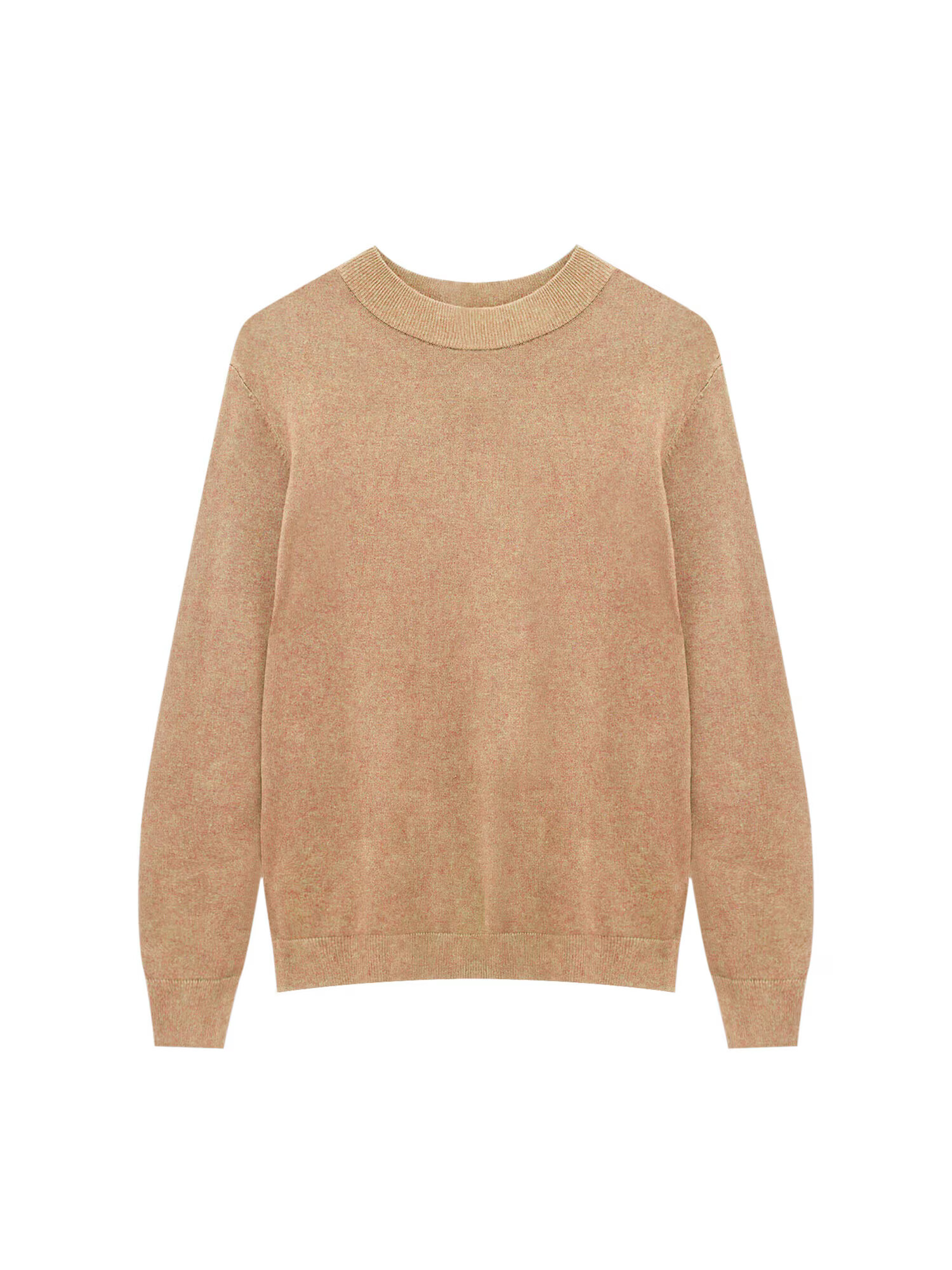 Pull&Bear Pulover maro mokka - Pled.ro