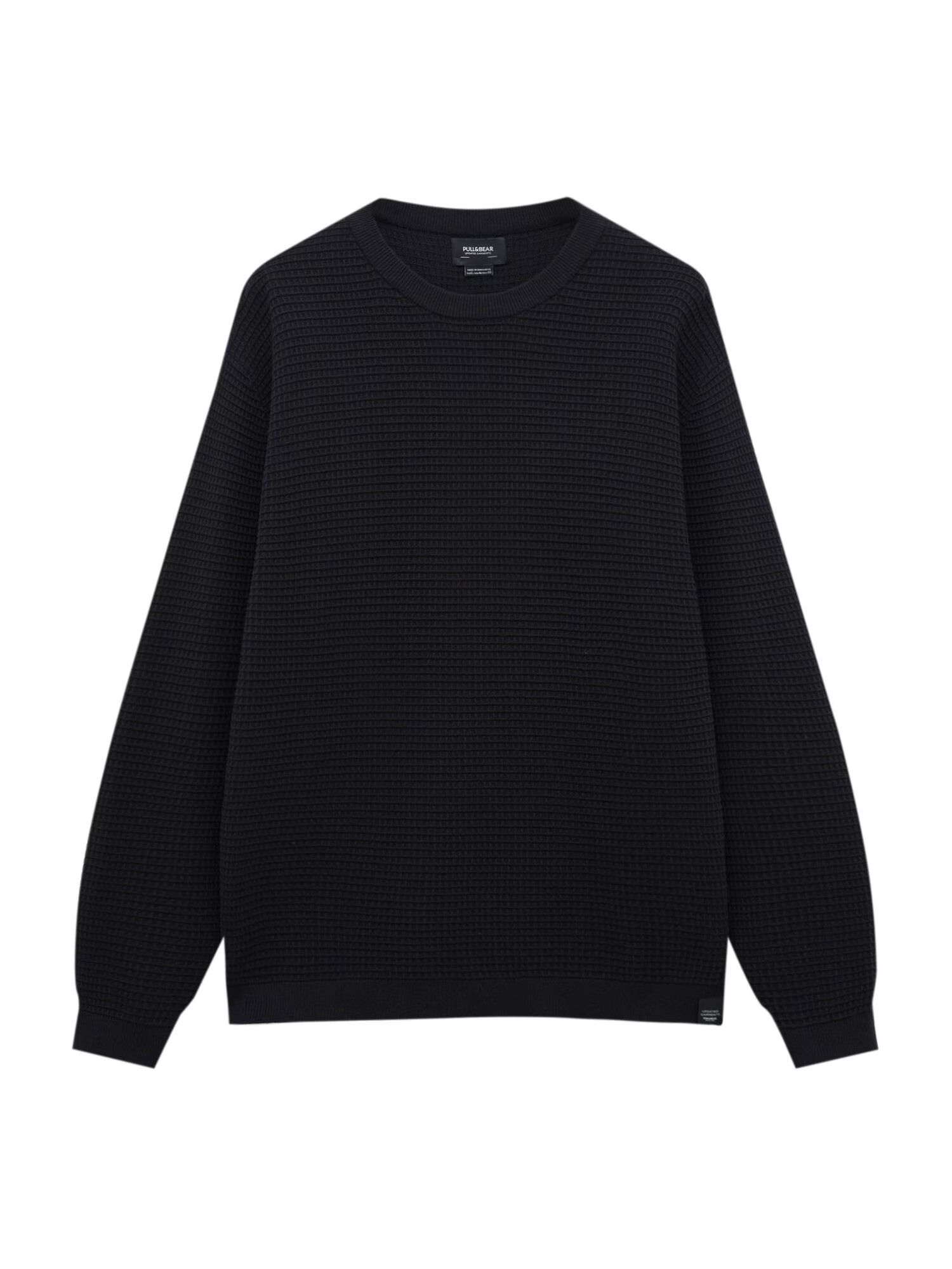 Pull&Bear Pulover negru - Pled.ro