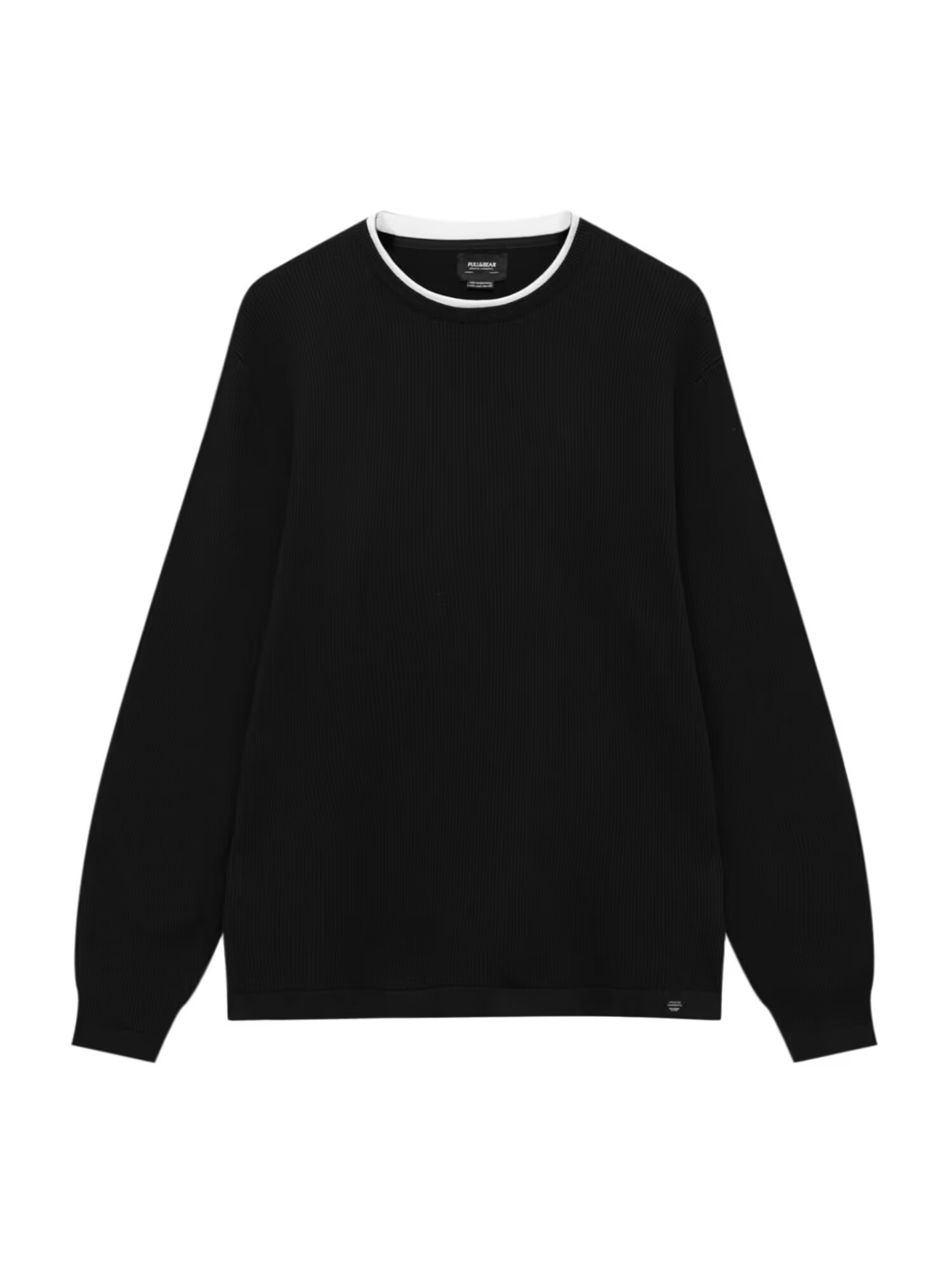 Pull&Bear Pulover negru - Pled.ro