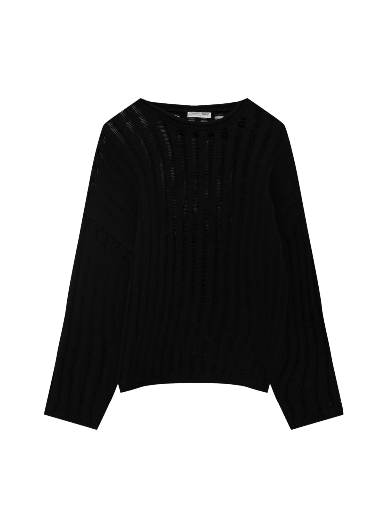 Pull&Bear Pulover negru - Pled.ro