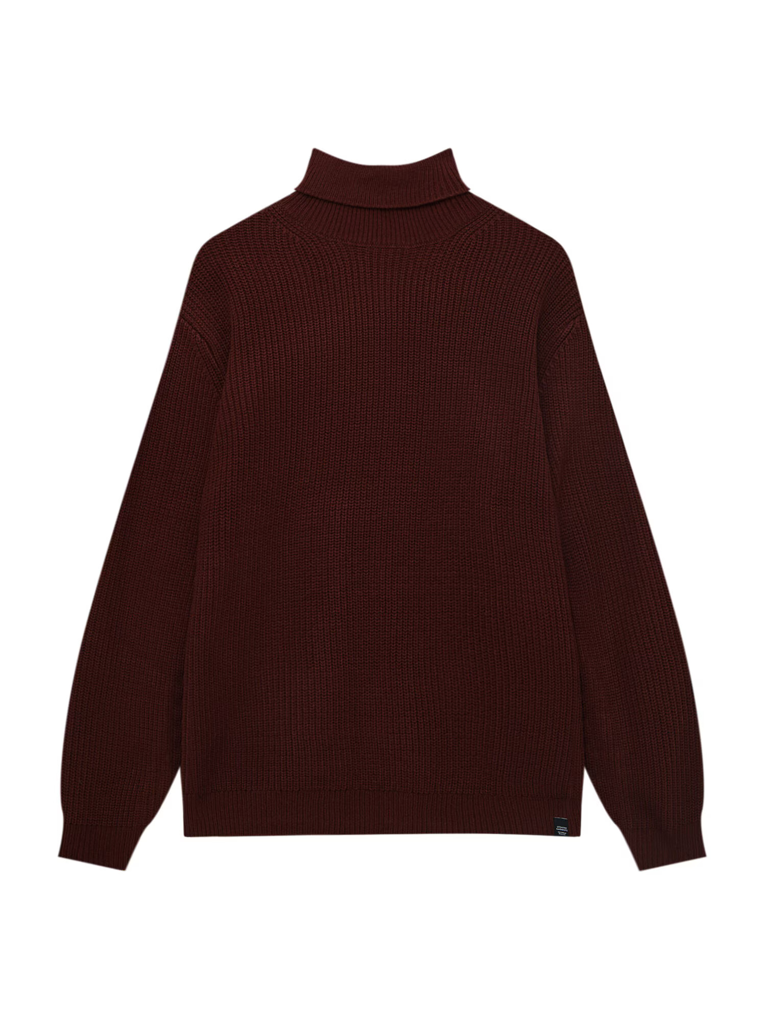 Pull&Bear Pulover roșu bordeaux / negru / alb natural - Pled.ro