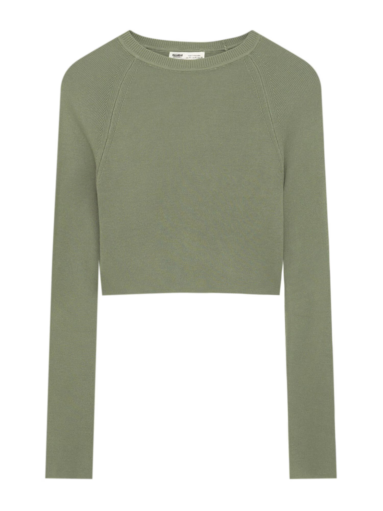 Pull&Bear Pulover verde kiwi - Pled.ro