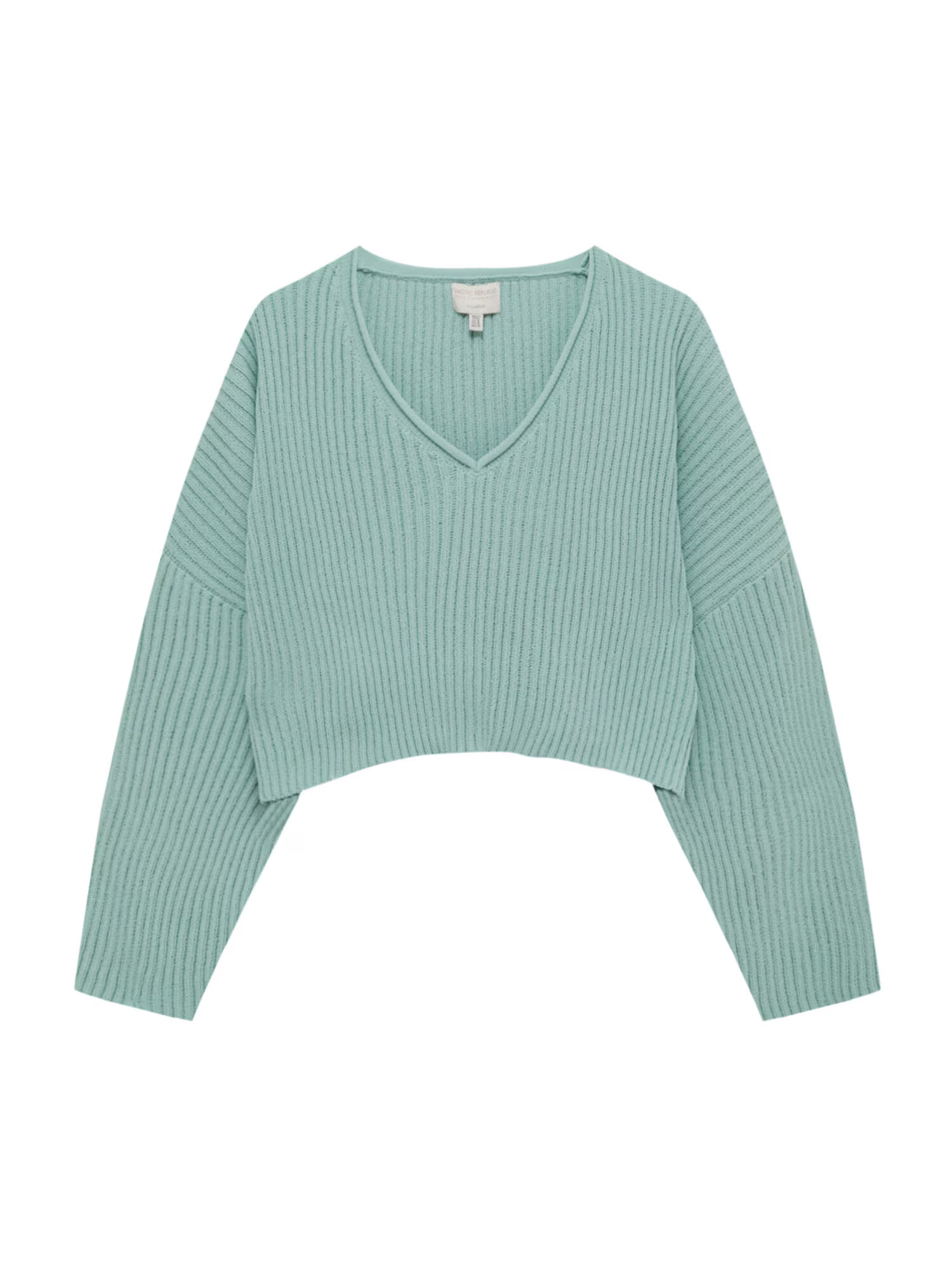 Pull&Bear Pulover verde mentă - Pled.ro