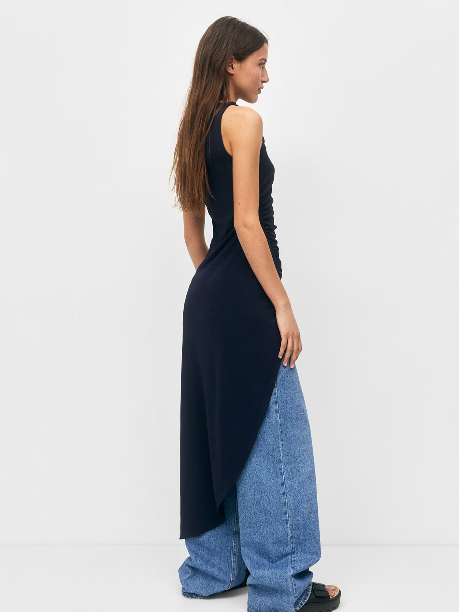 Pull&Bear Rochie bleumarin - Pled.ro