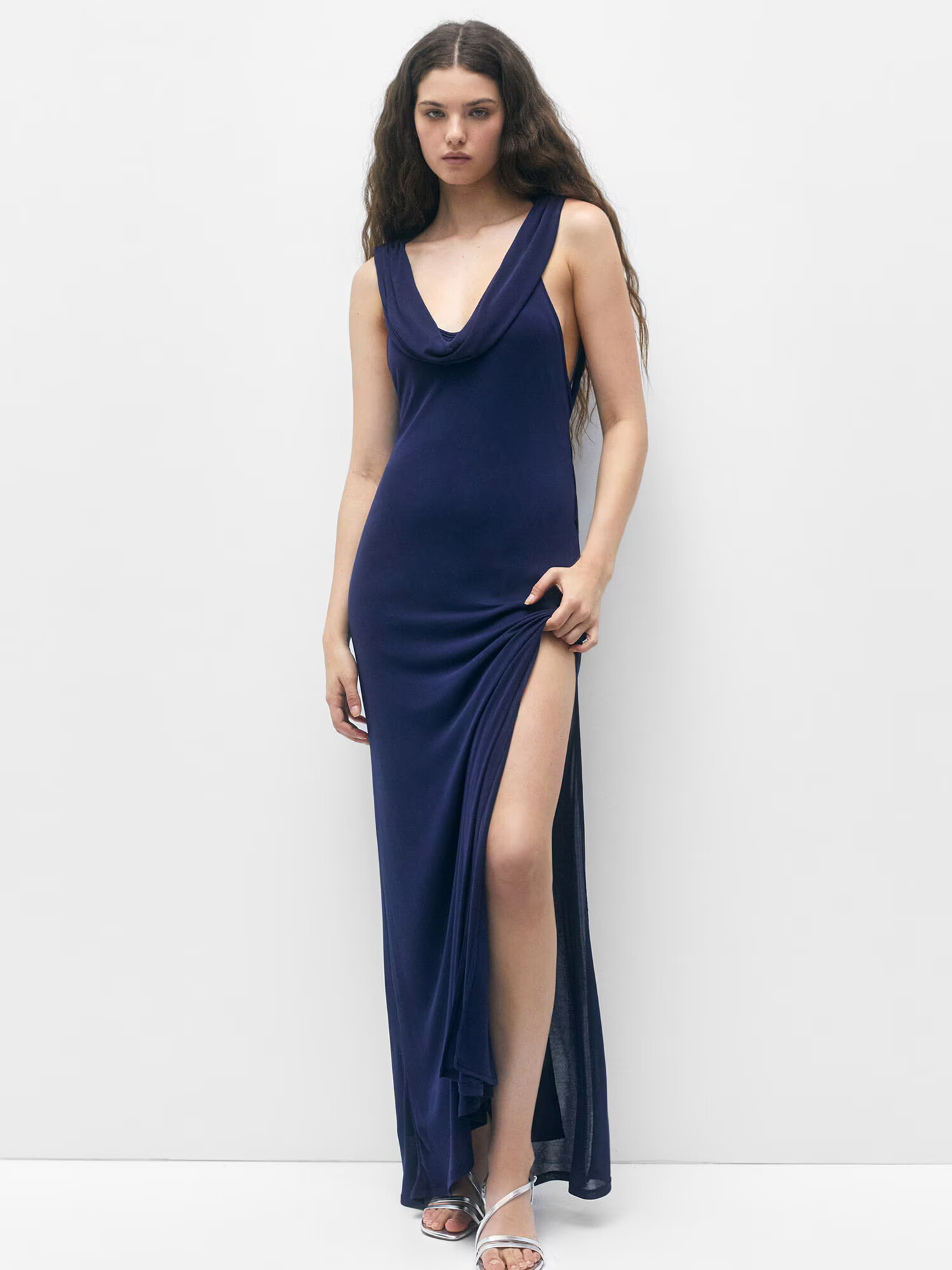 Pull&Bear Rochie bleumarin - Pled.ro