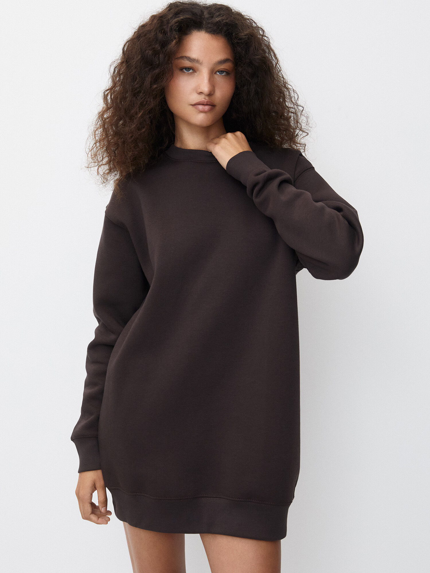 Pull&Bear Rochie ciocolatiu - Pled.ro