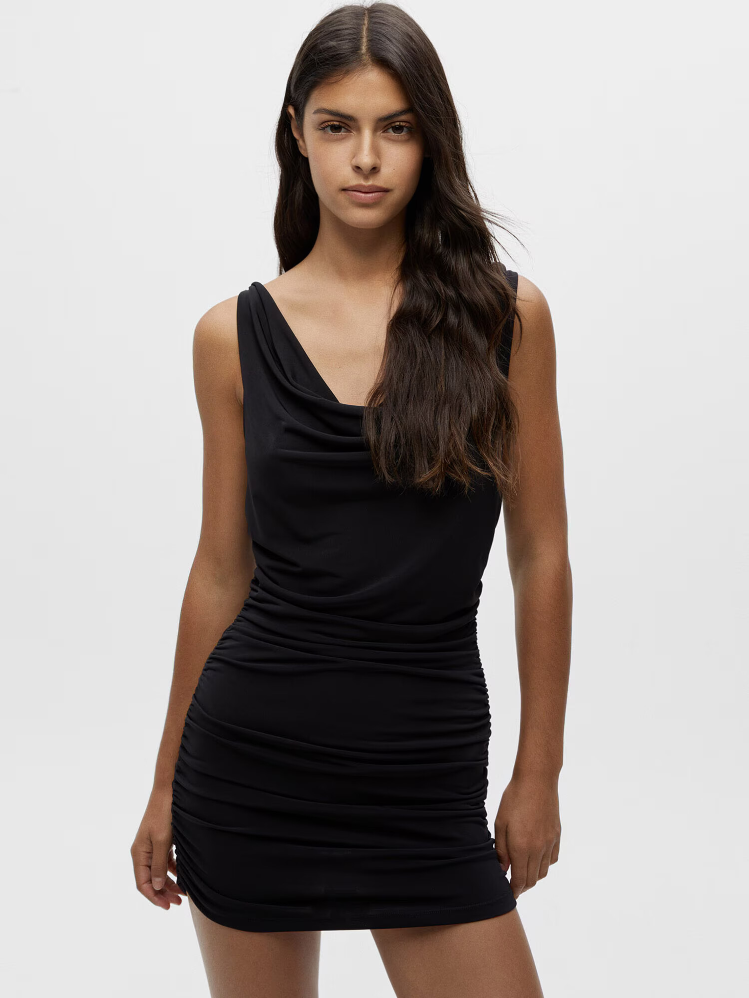 Pull&Bear Rochie de cocktail negru - Pled.ro