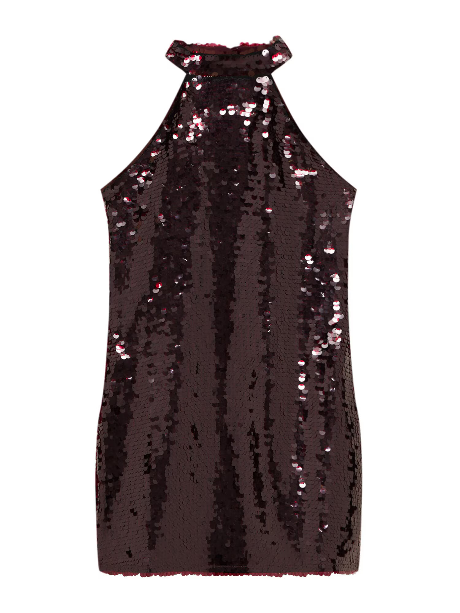 Pull&Bear Rochie de seară roșu bordeaux - Pled.ro