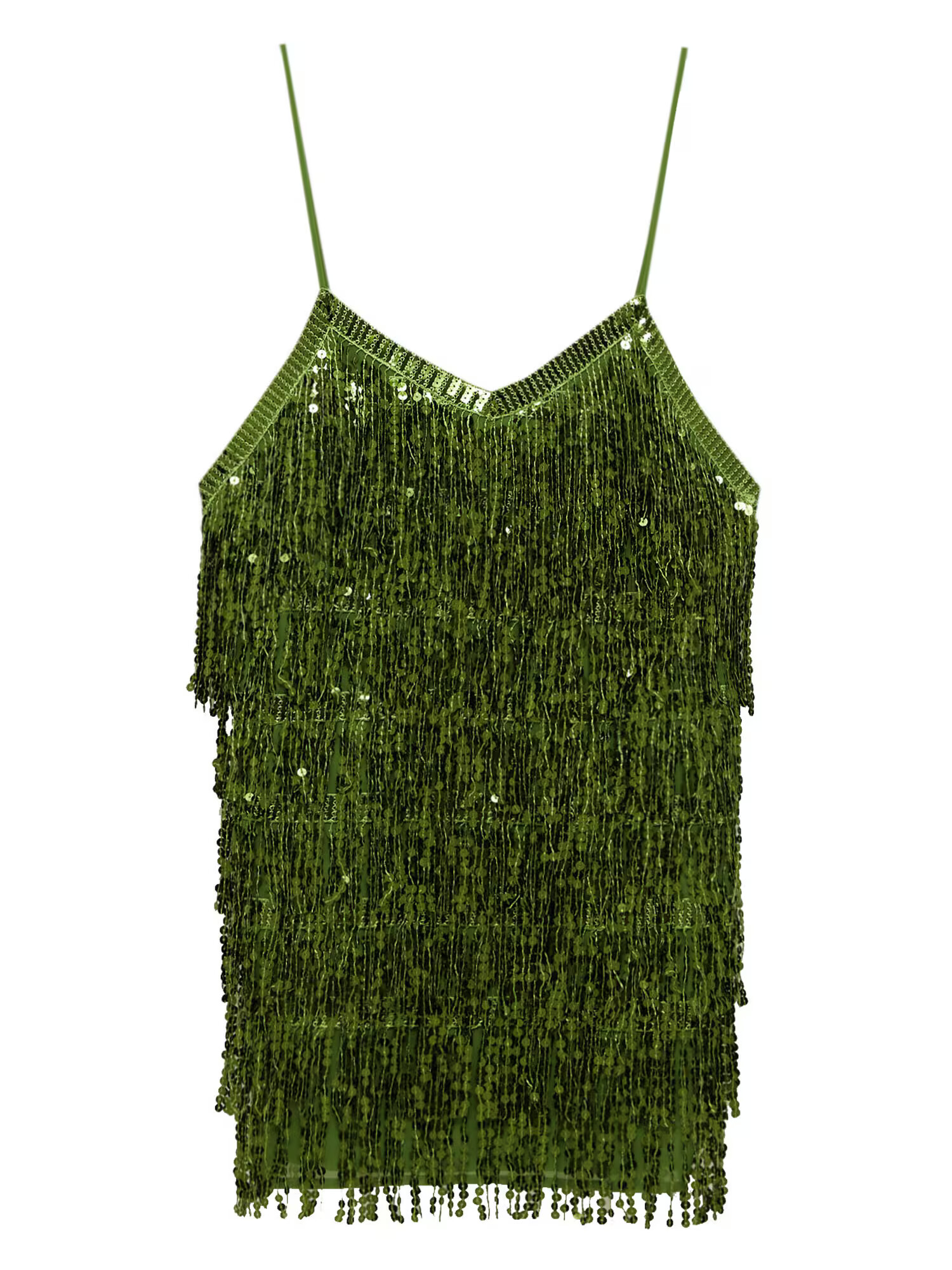 Pull&Bear Rochie de cocktail verde - Pled.ro