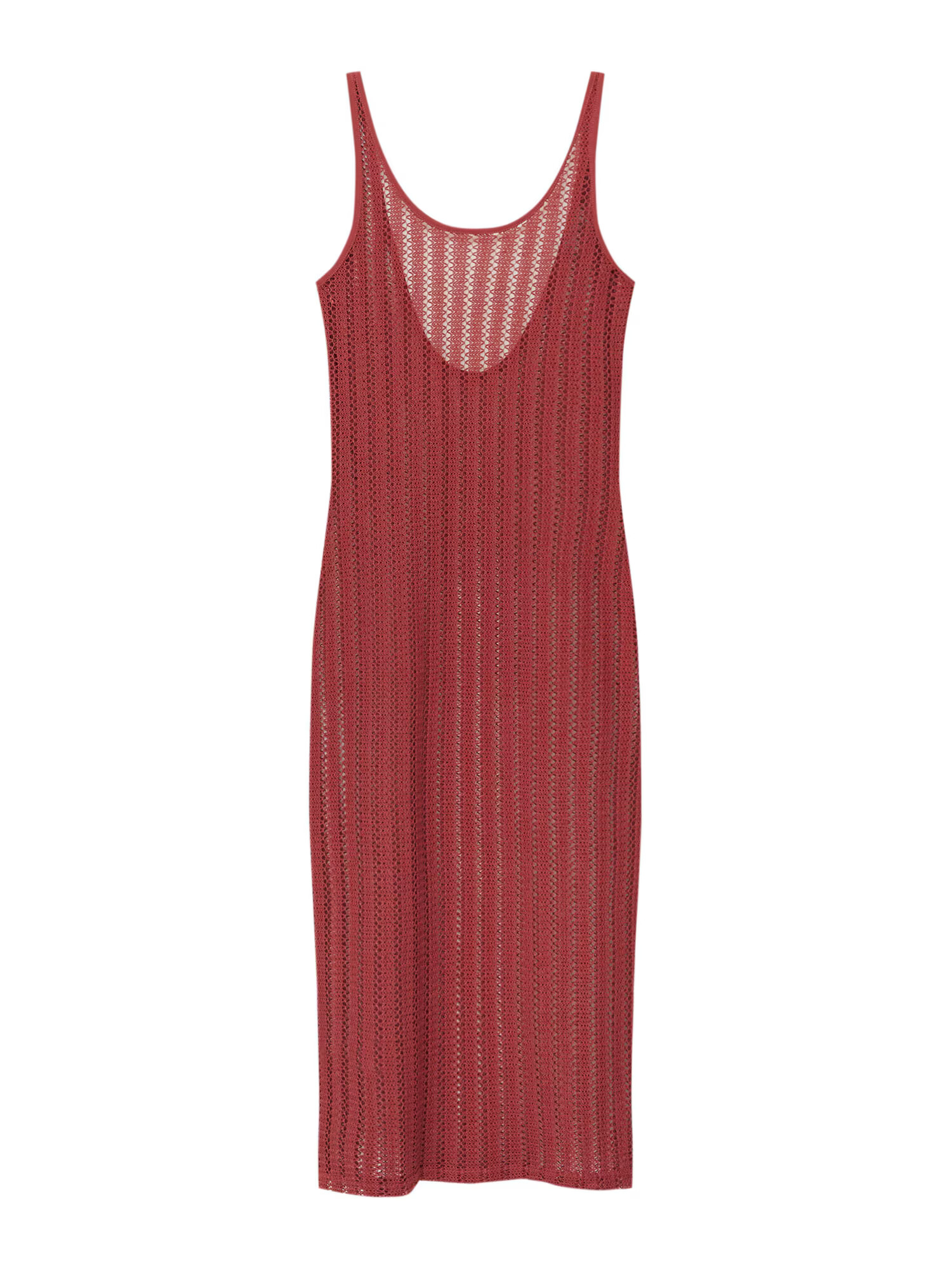 Pull&Bear Rochie de plaja roșu burgundy - Pled.ro