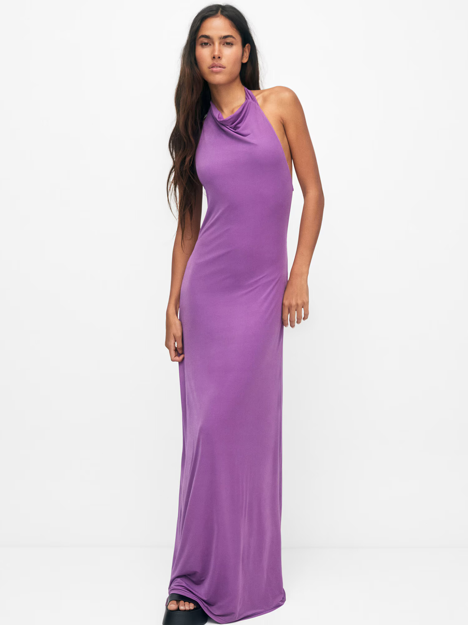 Pull&Bear Rochie de seară lila / albastru violet - Pled.ro