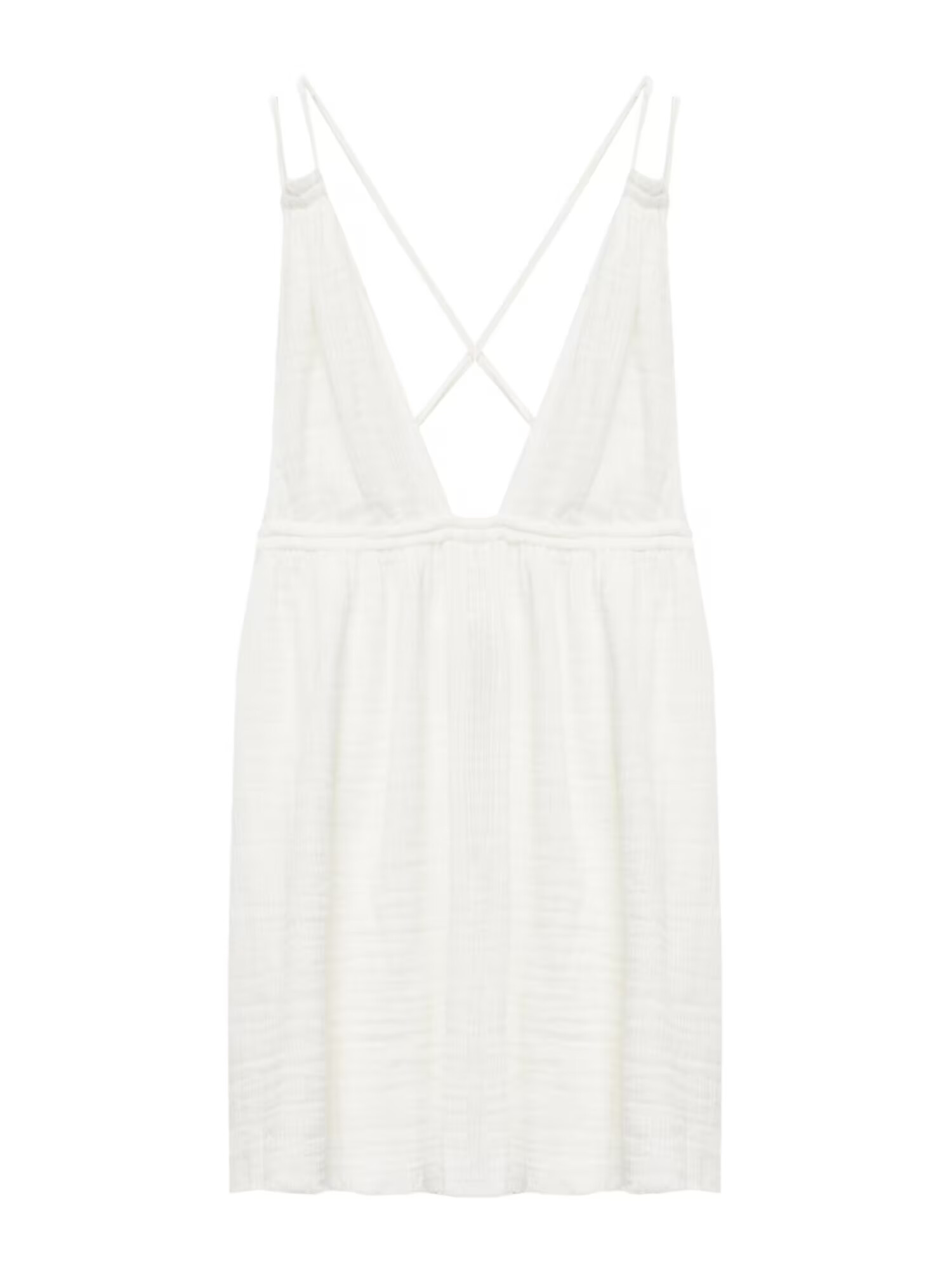 Pull&Bear Rochie de vară alb - Pled.ro